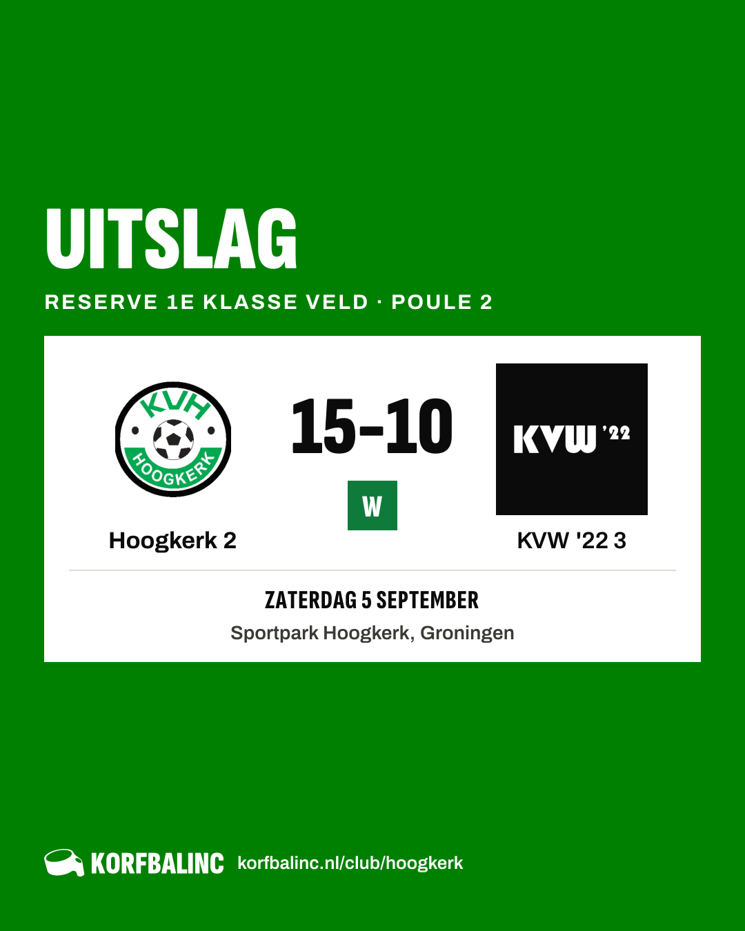 Hoogkerk 2 - KVW '22 3