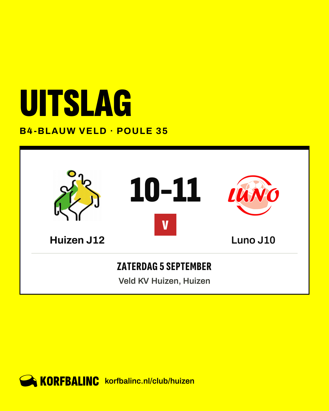 Huizen J12 - Luno J10