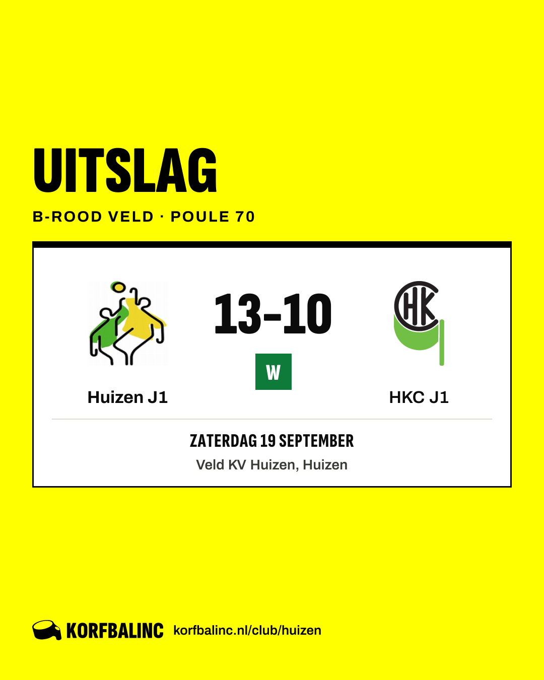 Huizen J1 - HKC J1