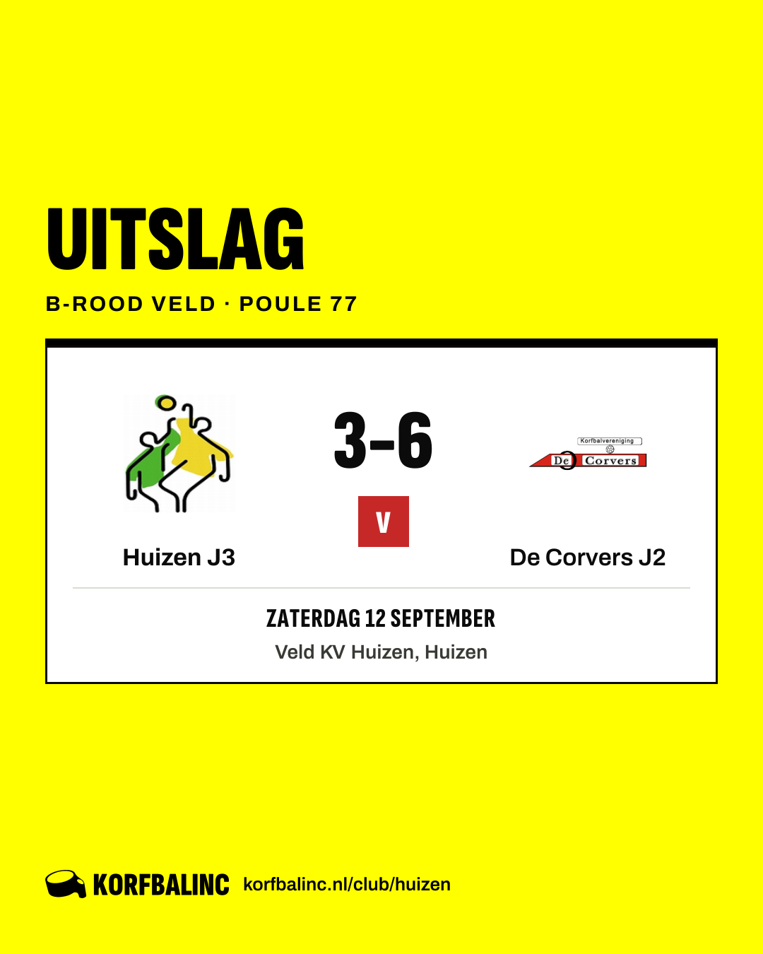 Huizen J3 - De Corvers J2