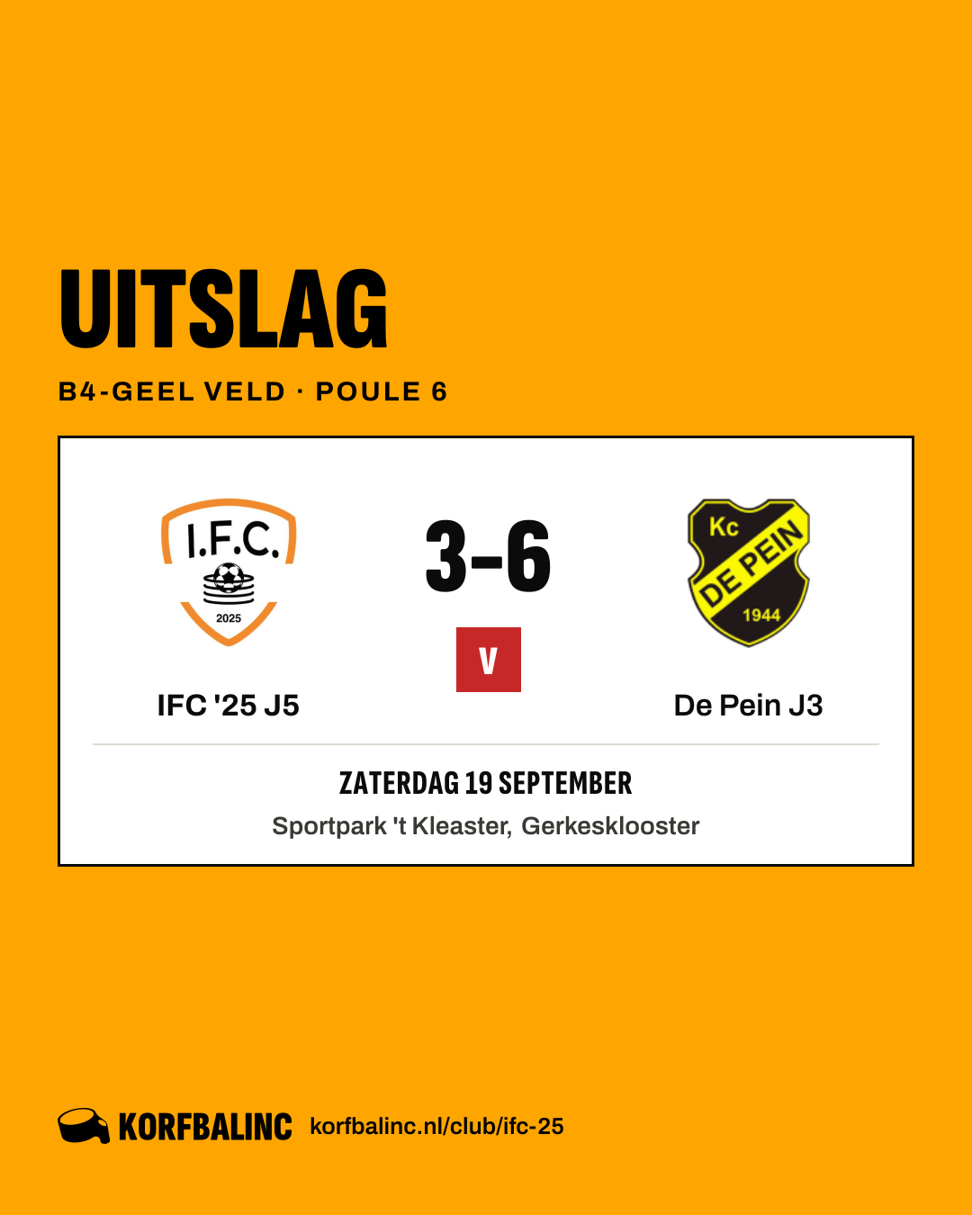 IFC '25 J5 - De Pein J3