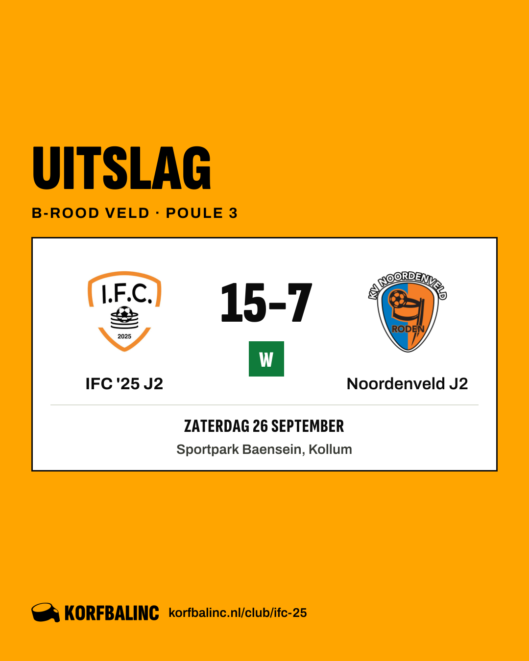 IFC '25 J2 - Noordenveld J2