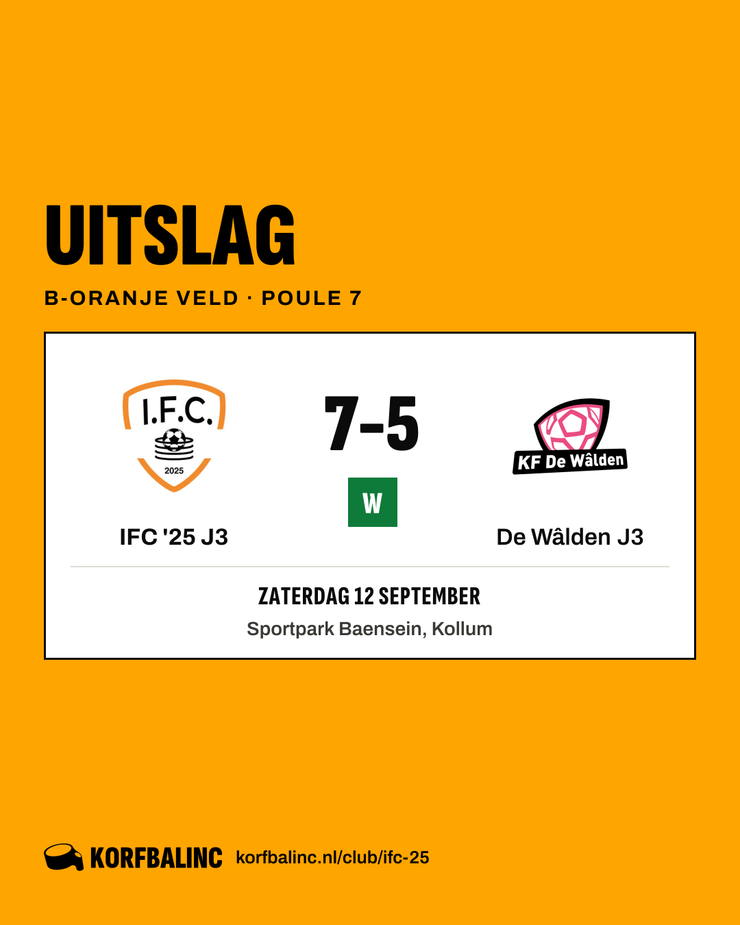 IFC '25 J3 - De Wâlden J3