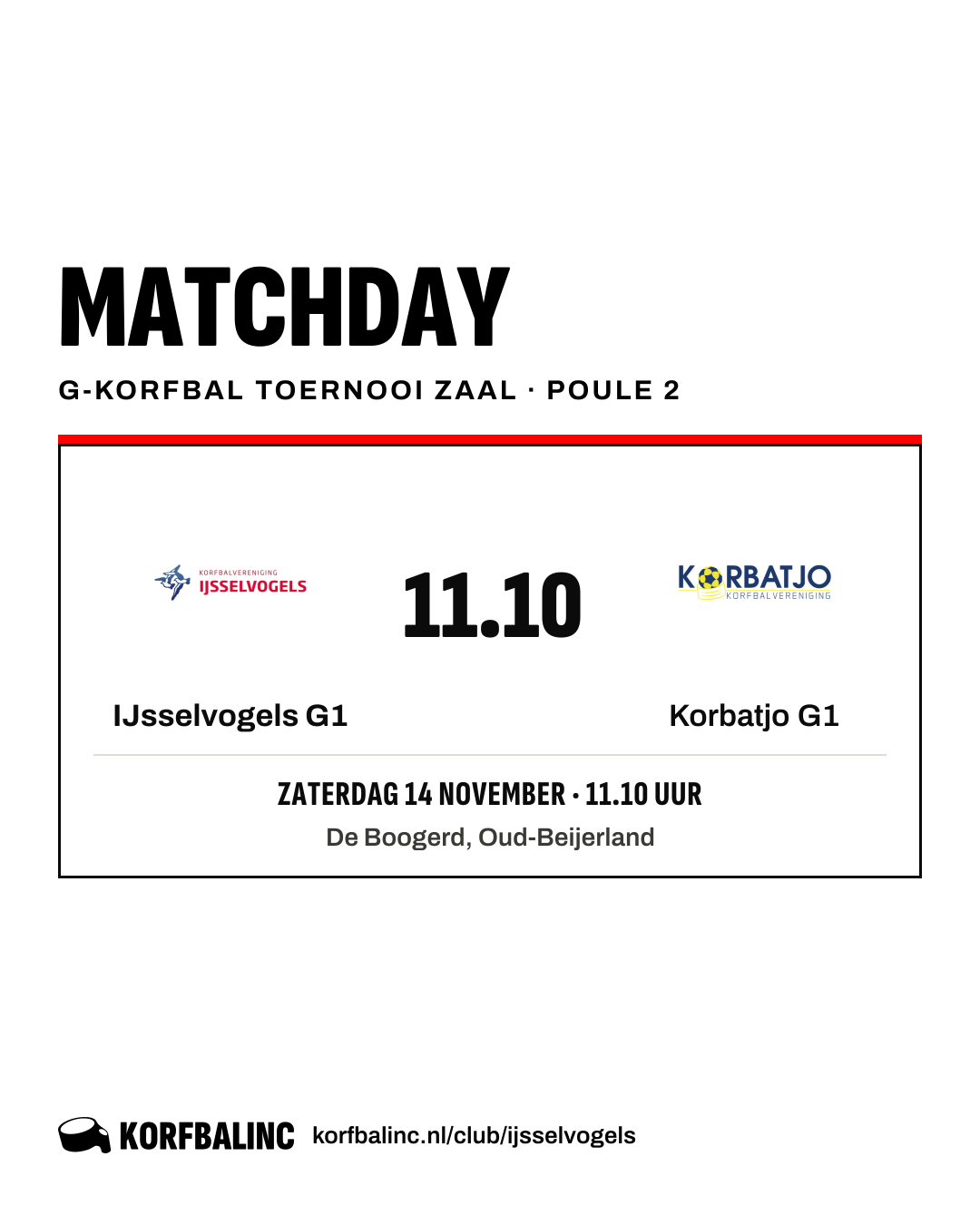 IJsselvogels G1 - Korbatjo G1