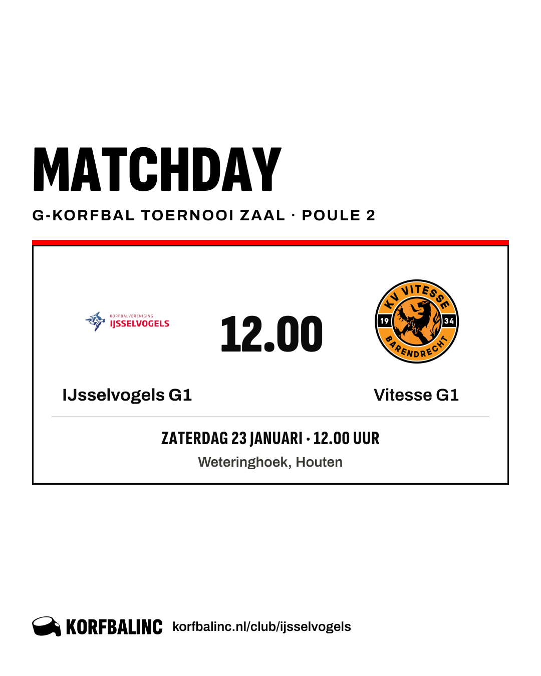 IJsselvogels G1 - Vitesse G1