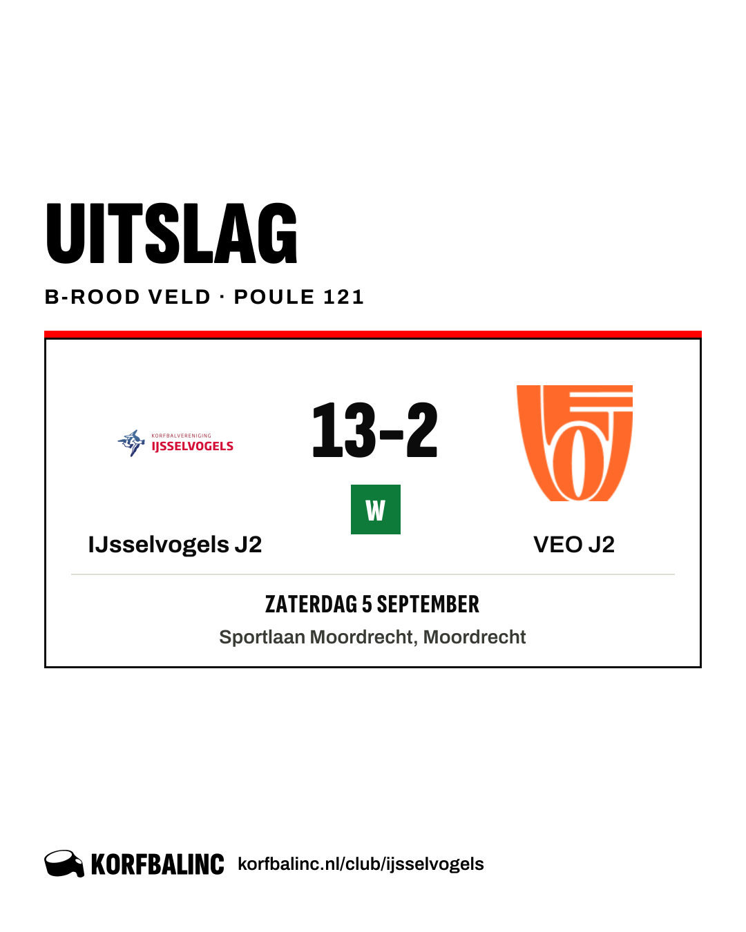 IJsselvogels J2 - VEO J2