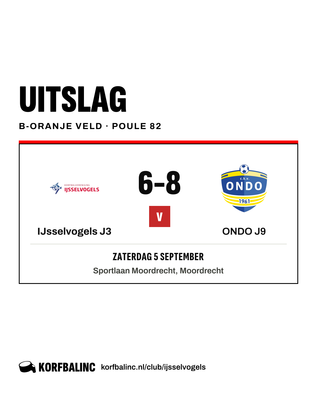 IJsselvogels J3 - ONDO J9