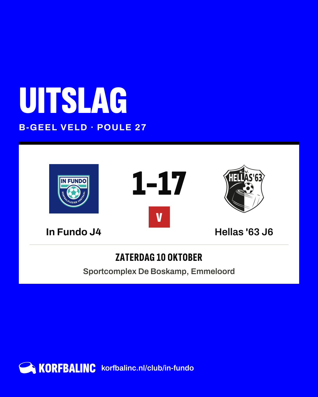 In Fundo J4 - Hellas '63 J6