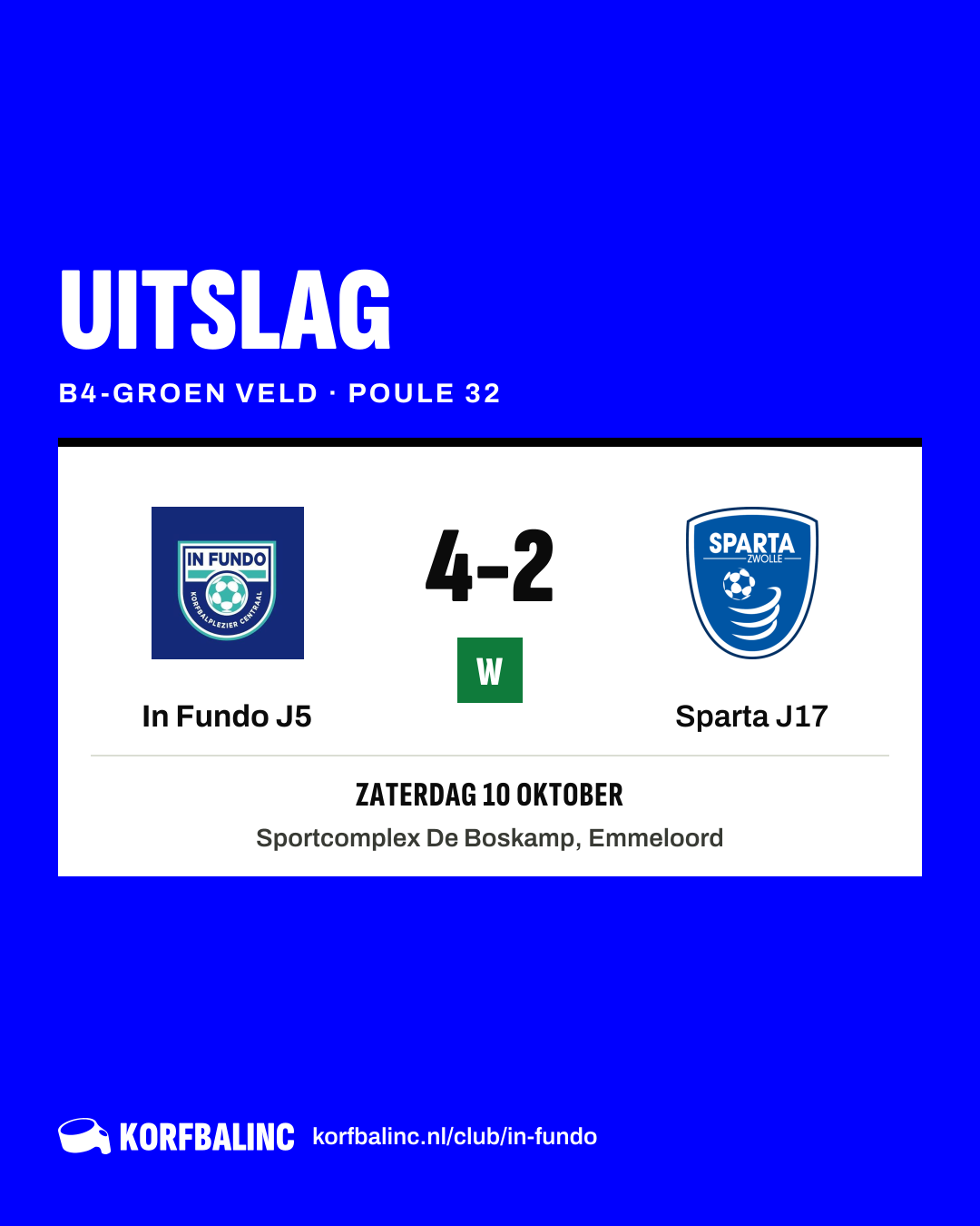 In Fundo J5 - Sparta J17