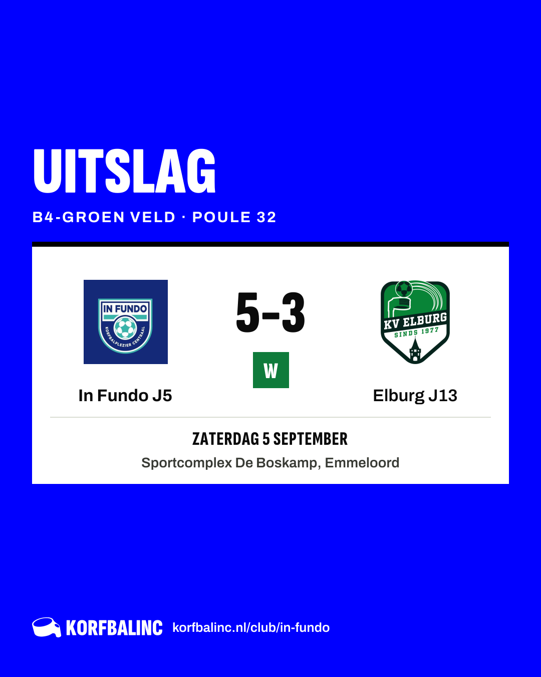 In Fundo J5 - Elburg J13