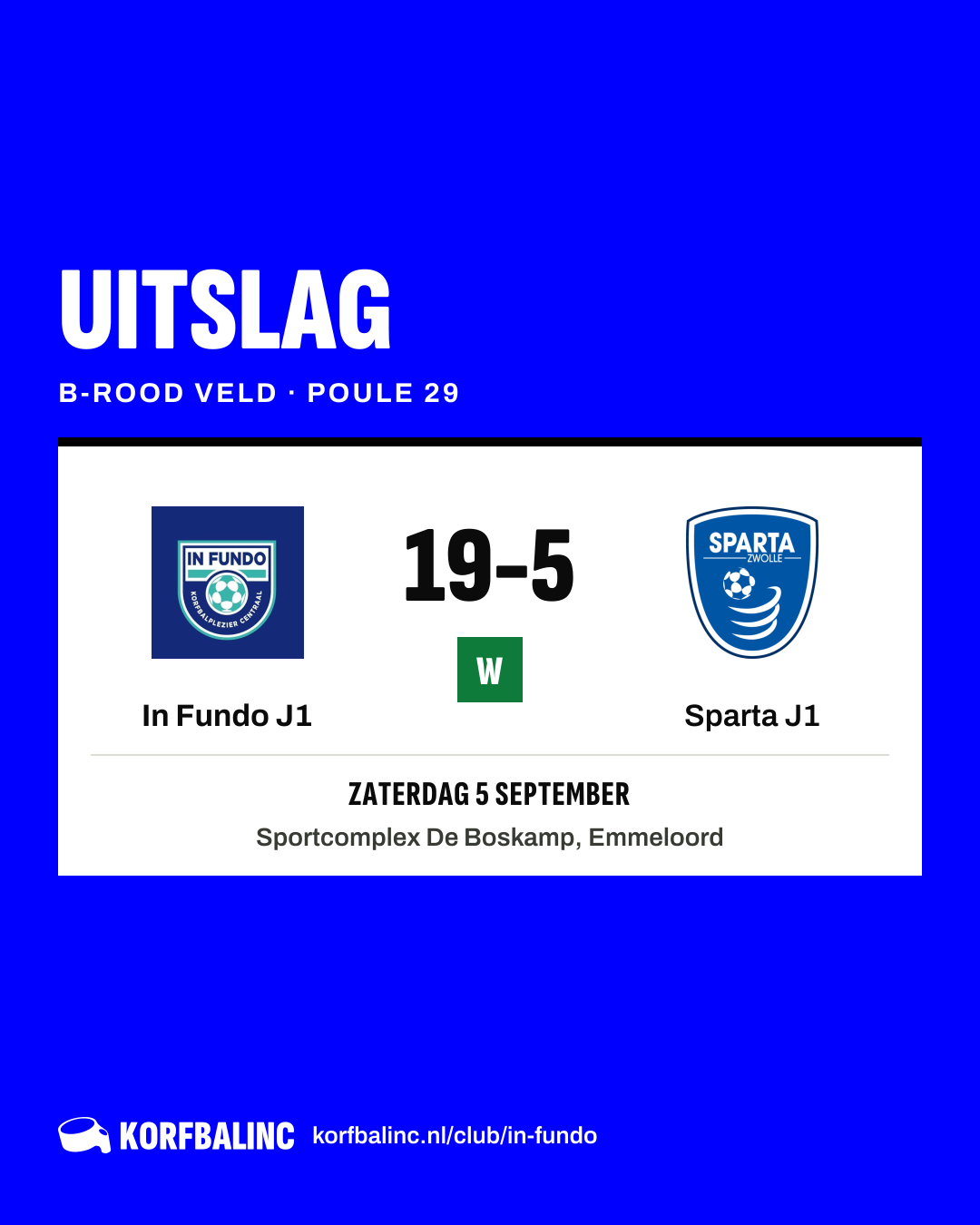 In Fundo J1 - Sparta J1