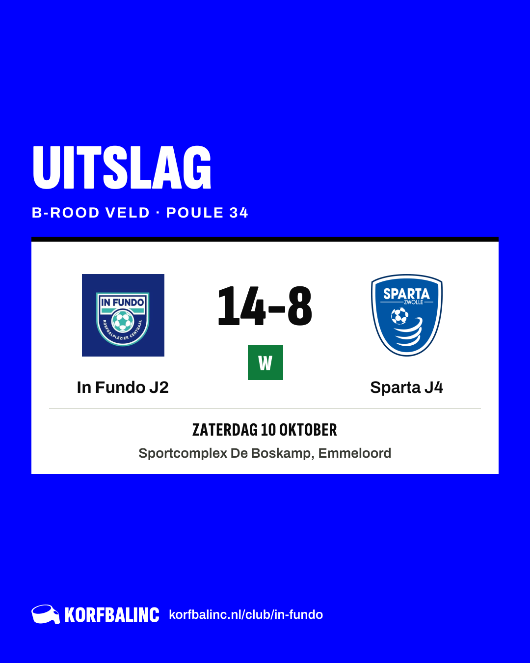 In Fundo J2 - Sparta J4