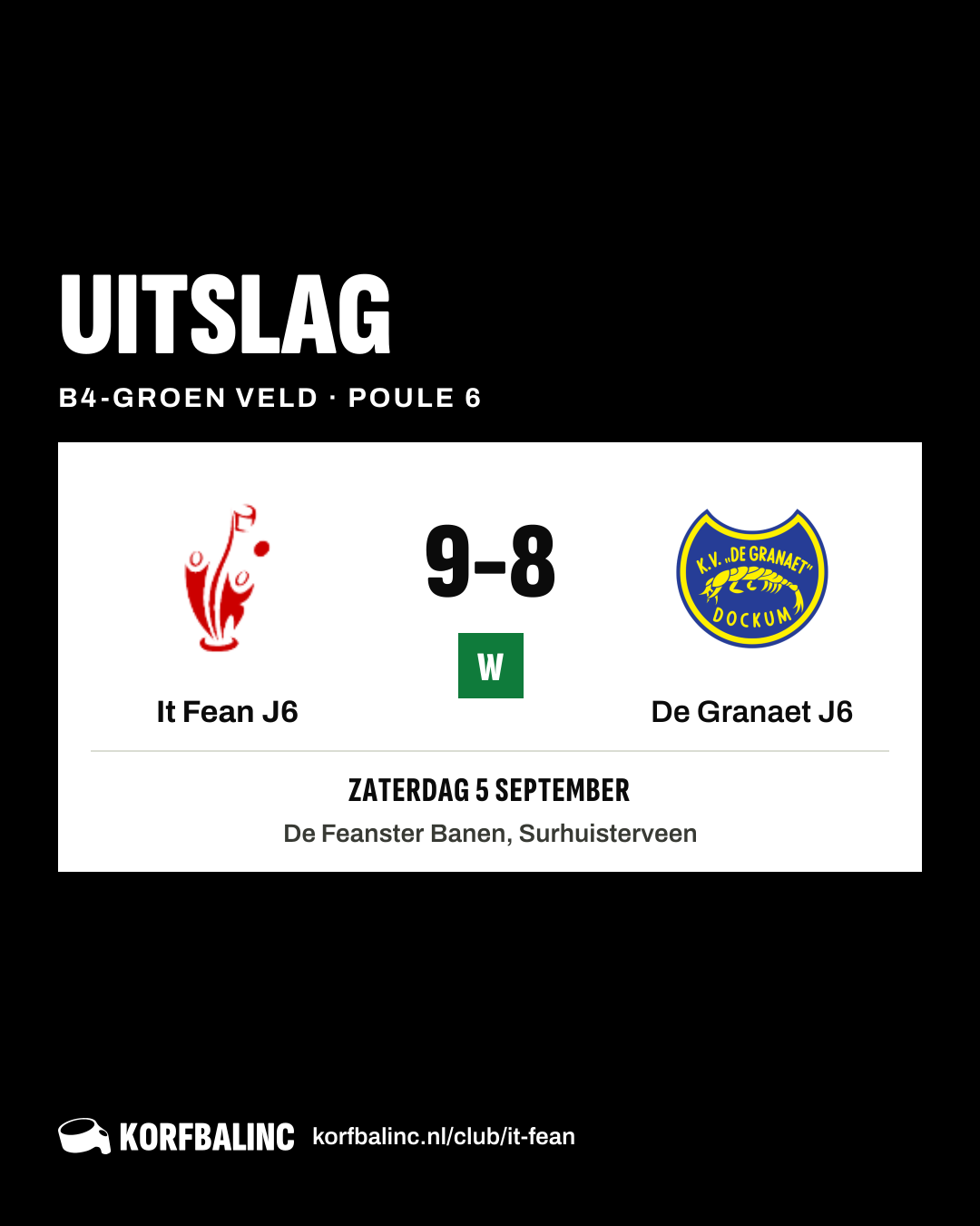 It Fean J6 - De Granaet J6