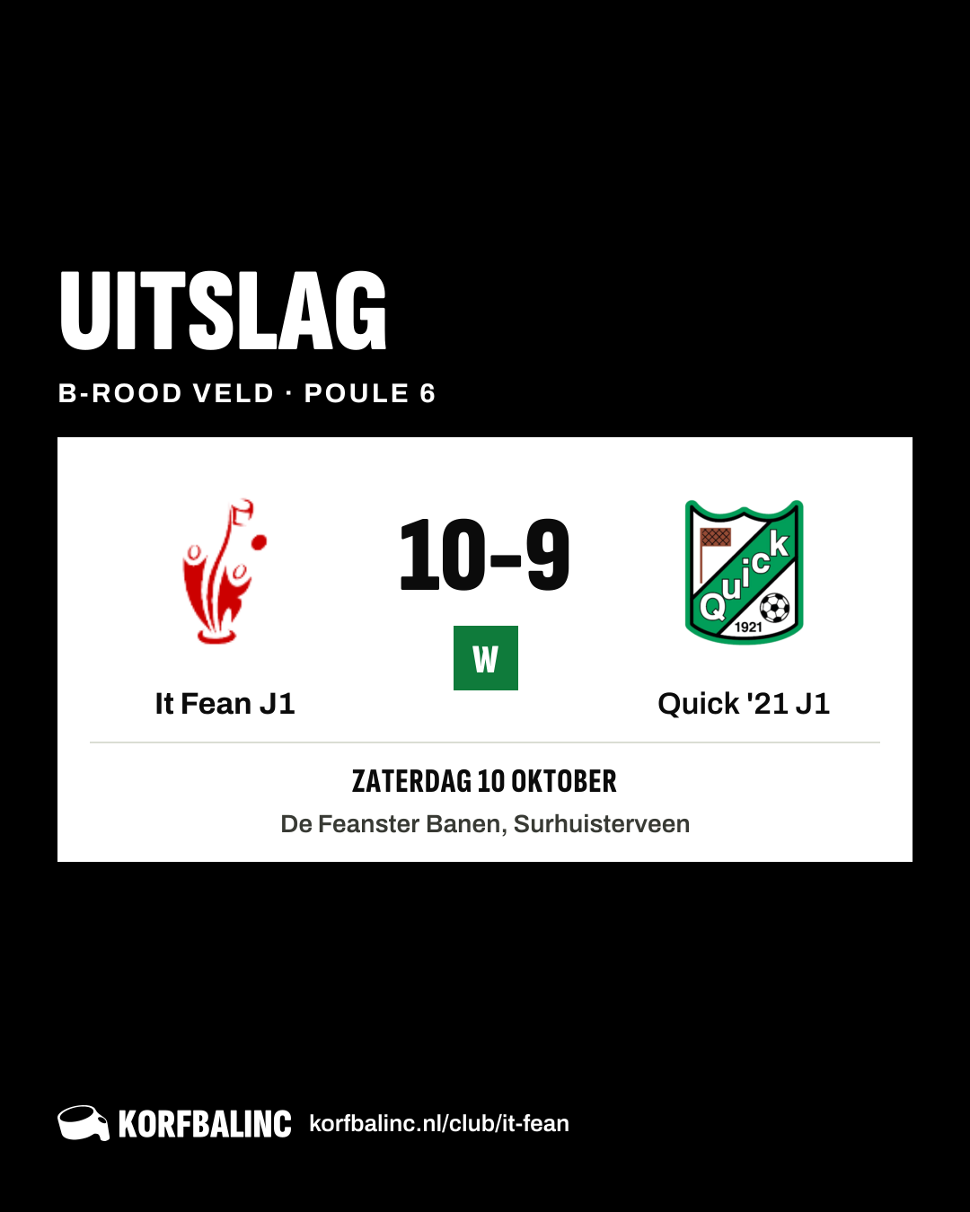 It Fean J1 - Quick '21 J1
