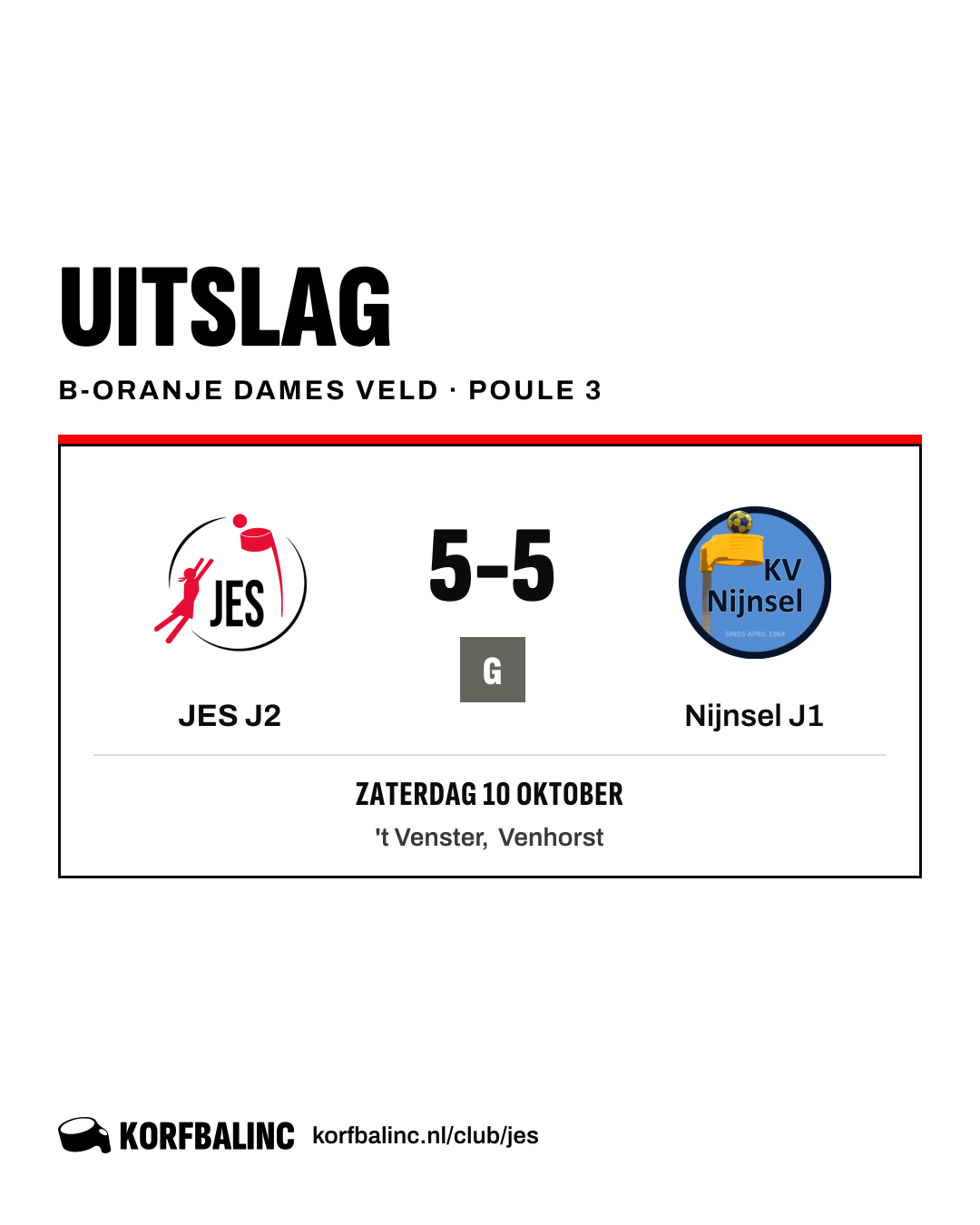 JES J2 - Nijnsel J1