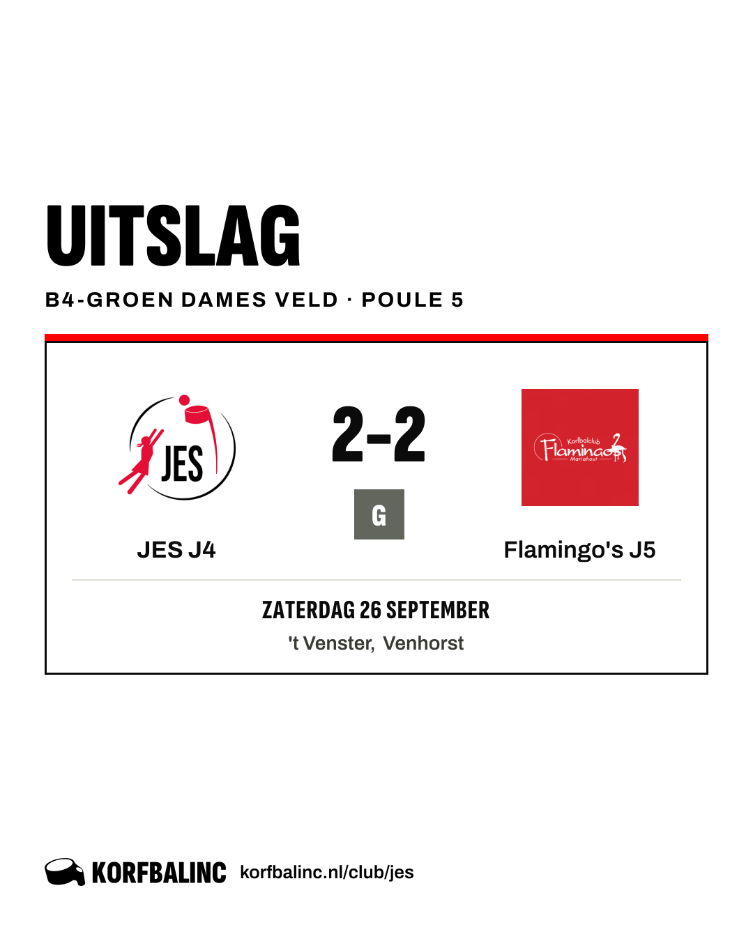 JES J4 - Flamingo's J5
