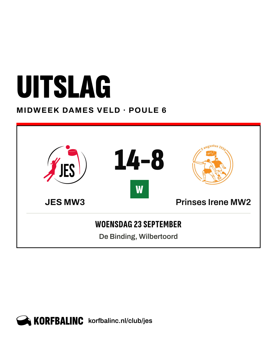JES MW3 - Prinses Irene MW2