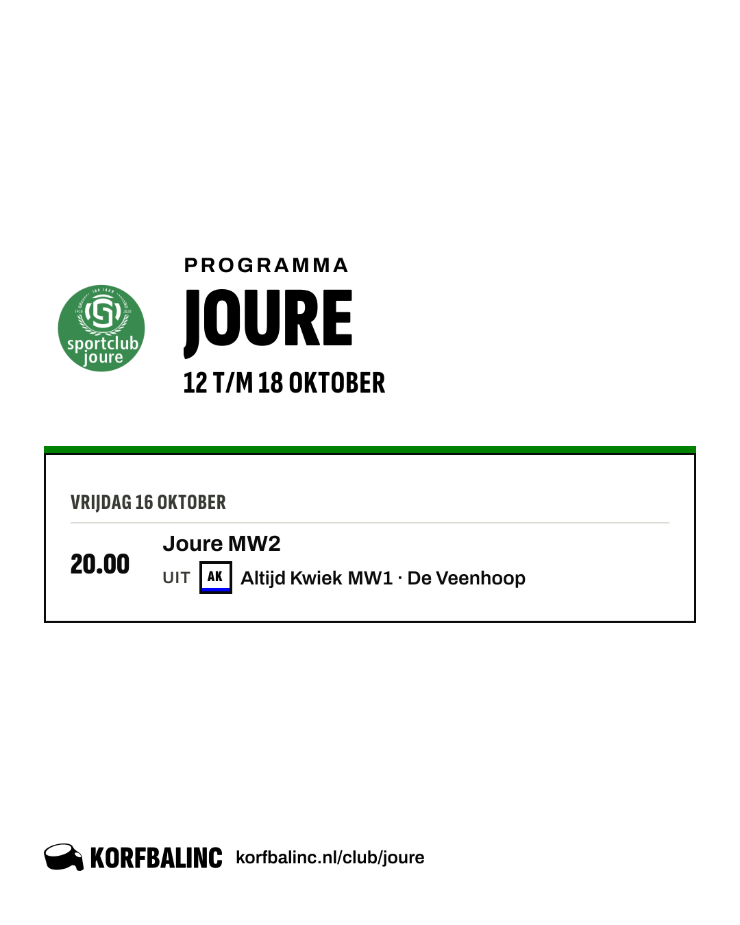 Programma Joure