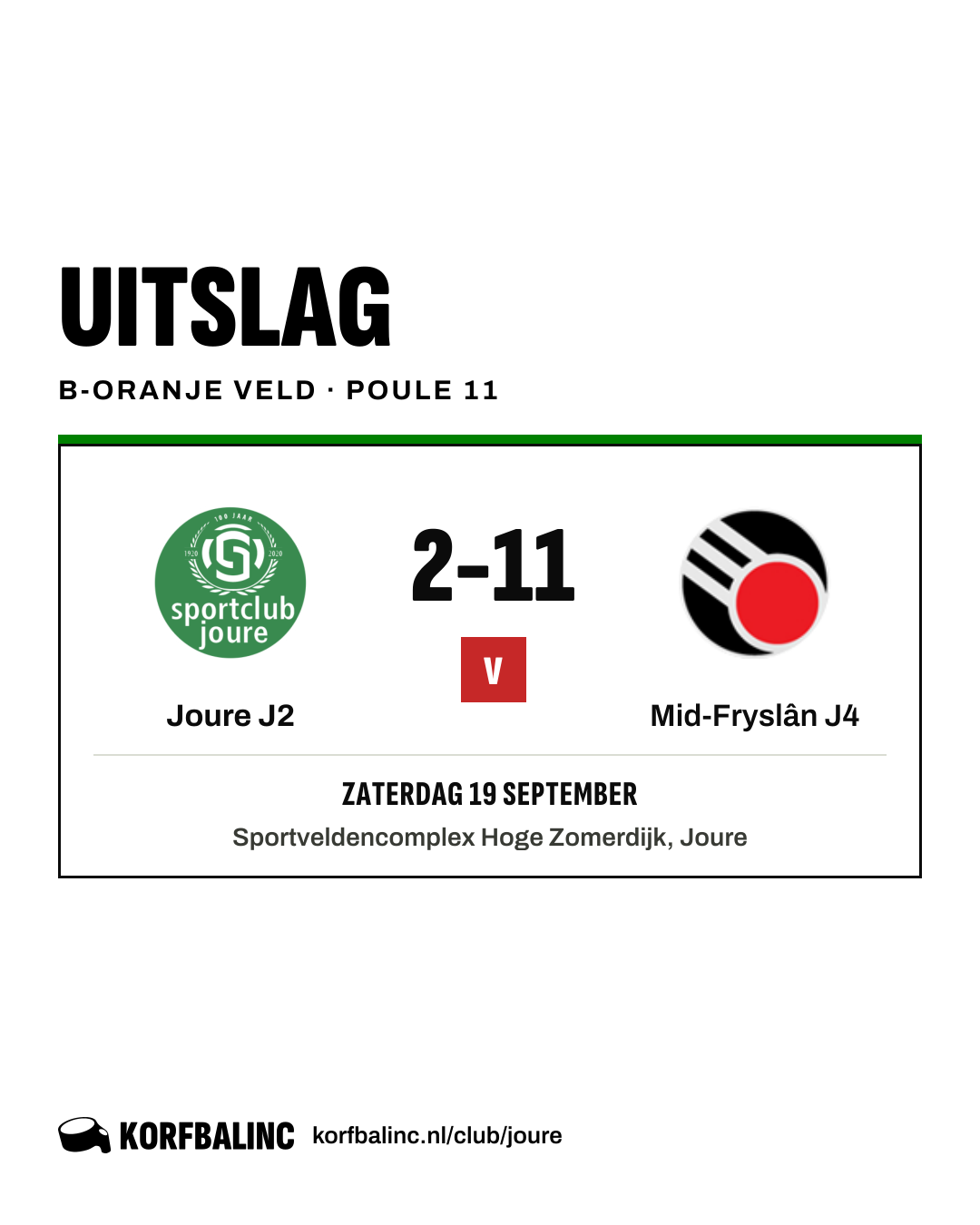 Joure J2 - Mid-Fryslân J4