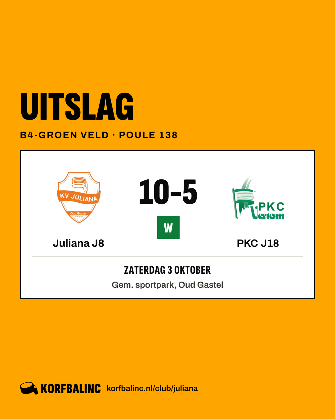 Juliana J8 - PKC J18
