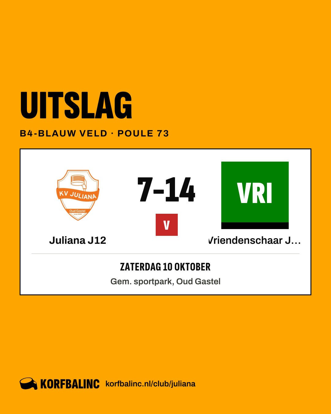 Juliana J12 - Vriendenschaar J20