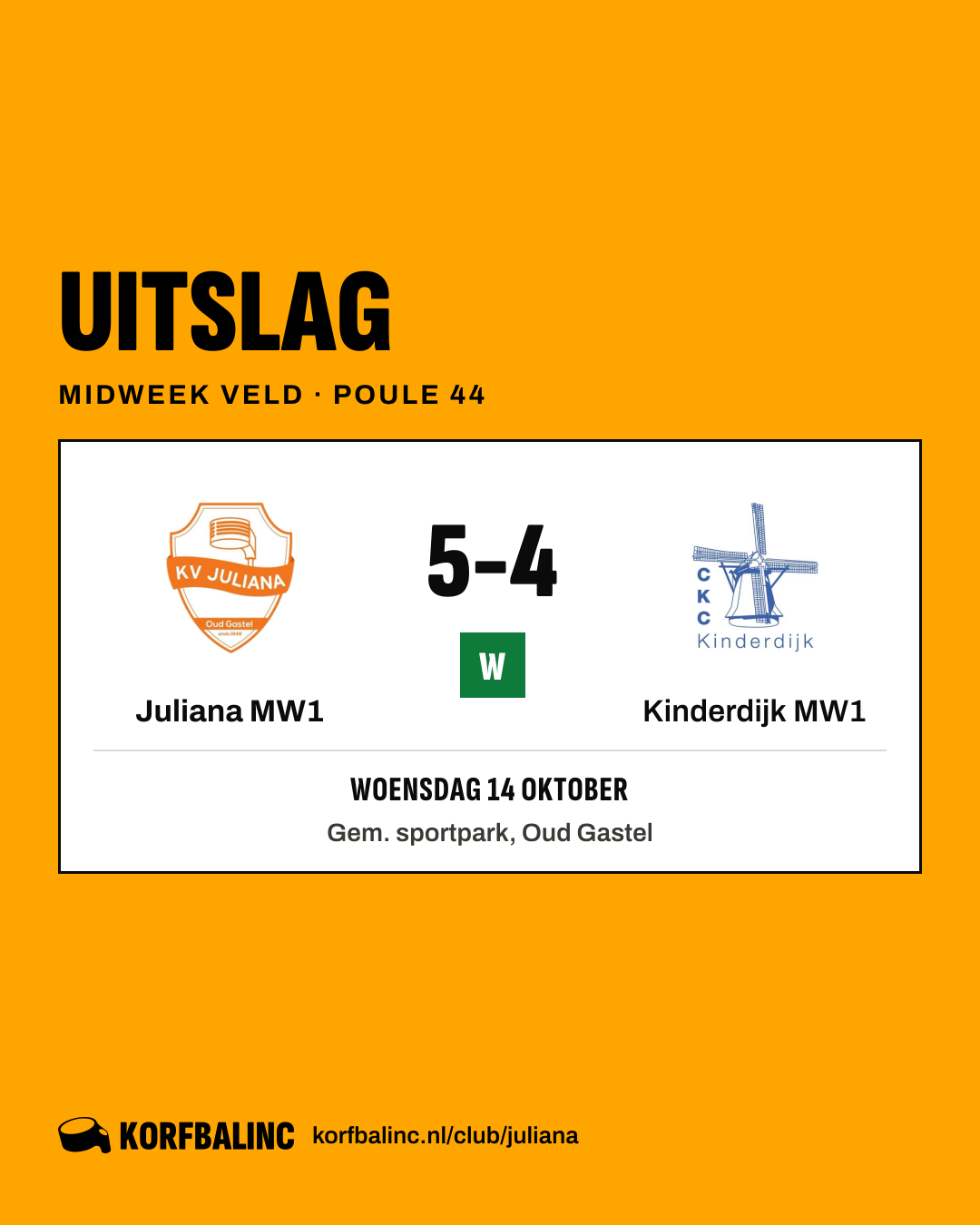 Juliana MW1 - Kinderdijk MW1
