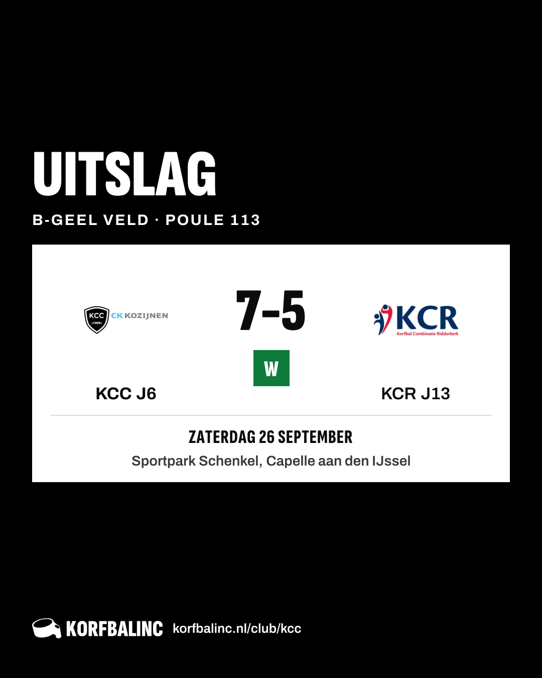 KCC J6 - KCR J13