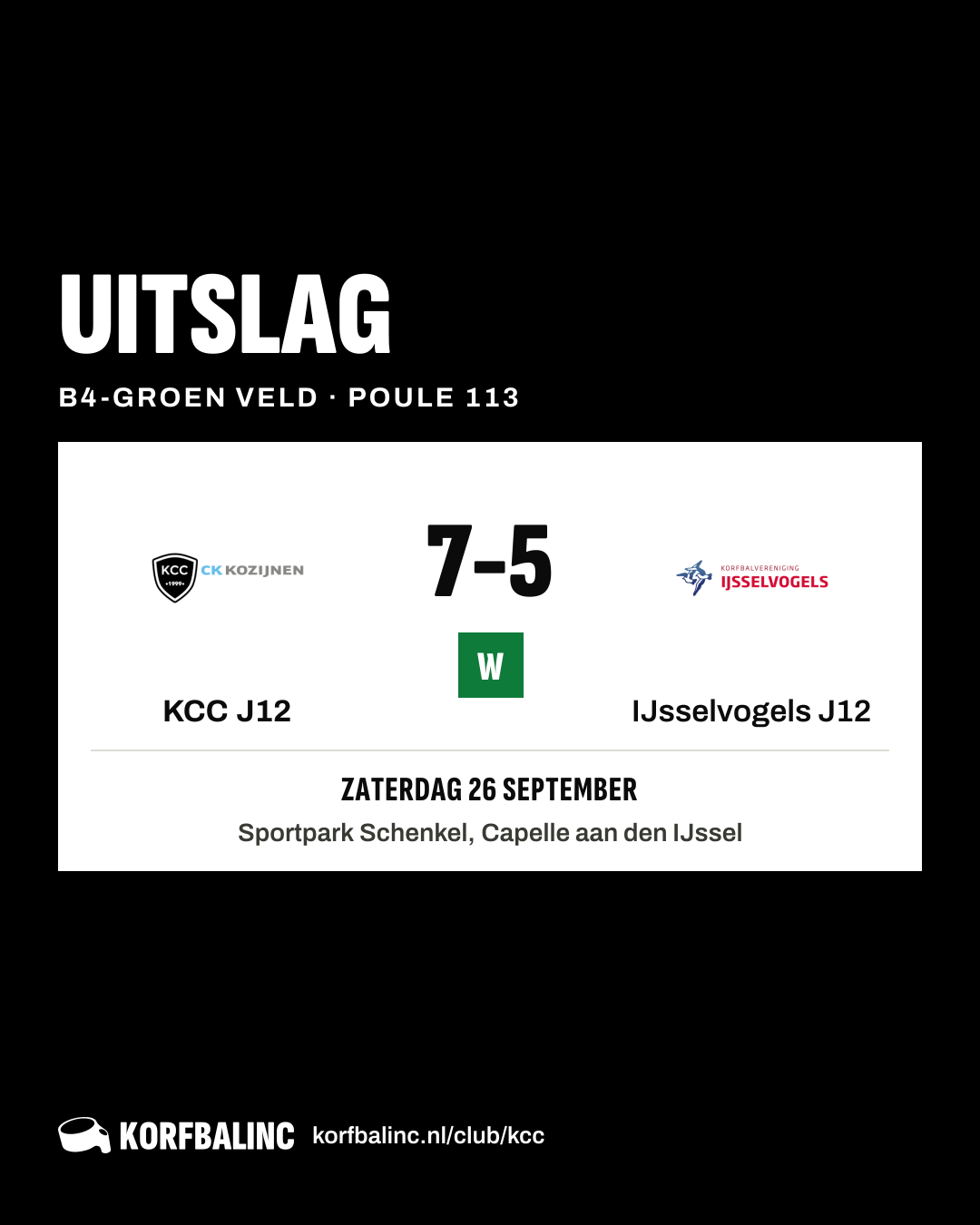 KCC J12 - IJsselvogels J12