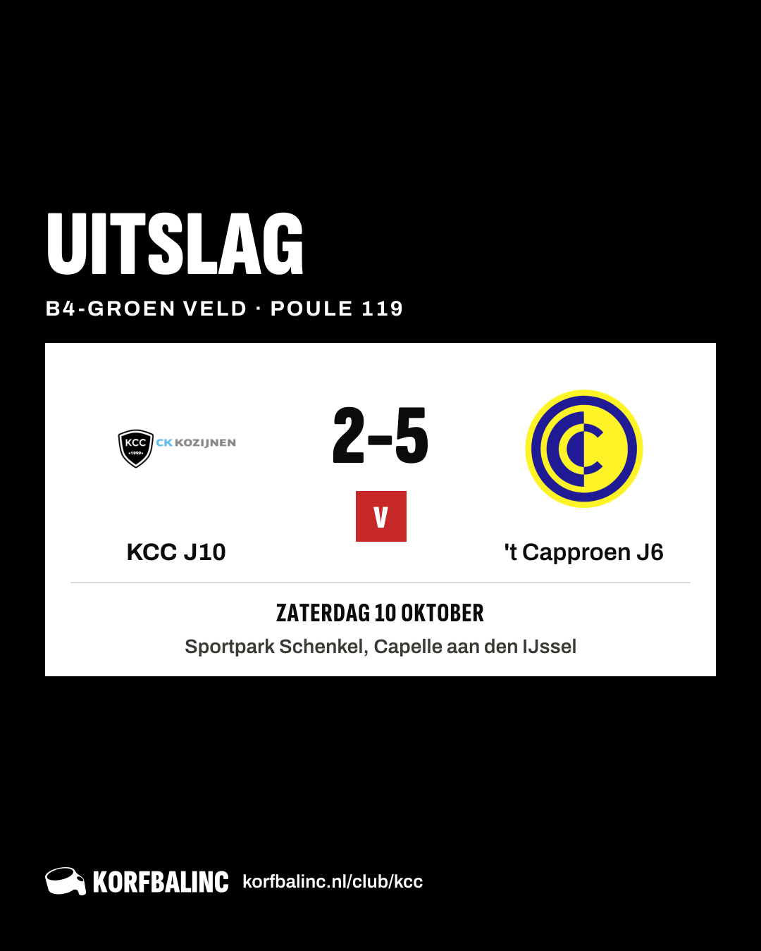 KCC J10 - 't Capproen J6