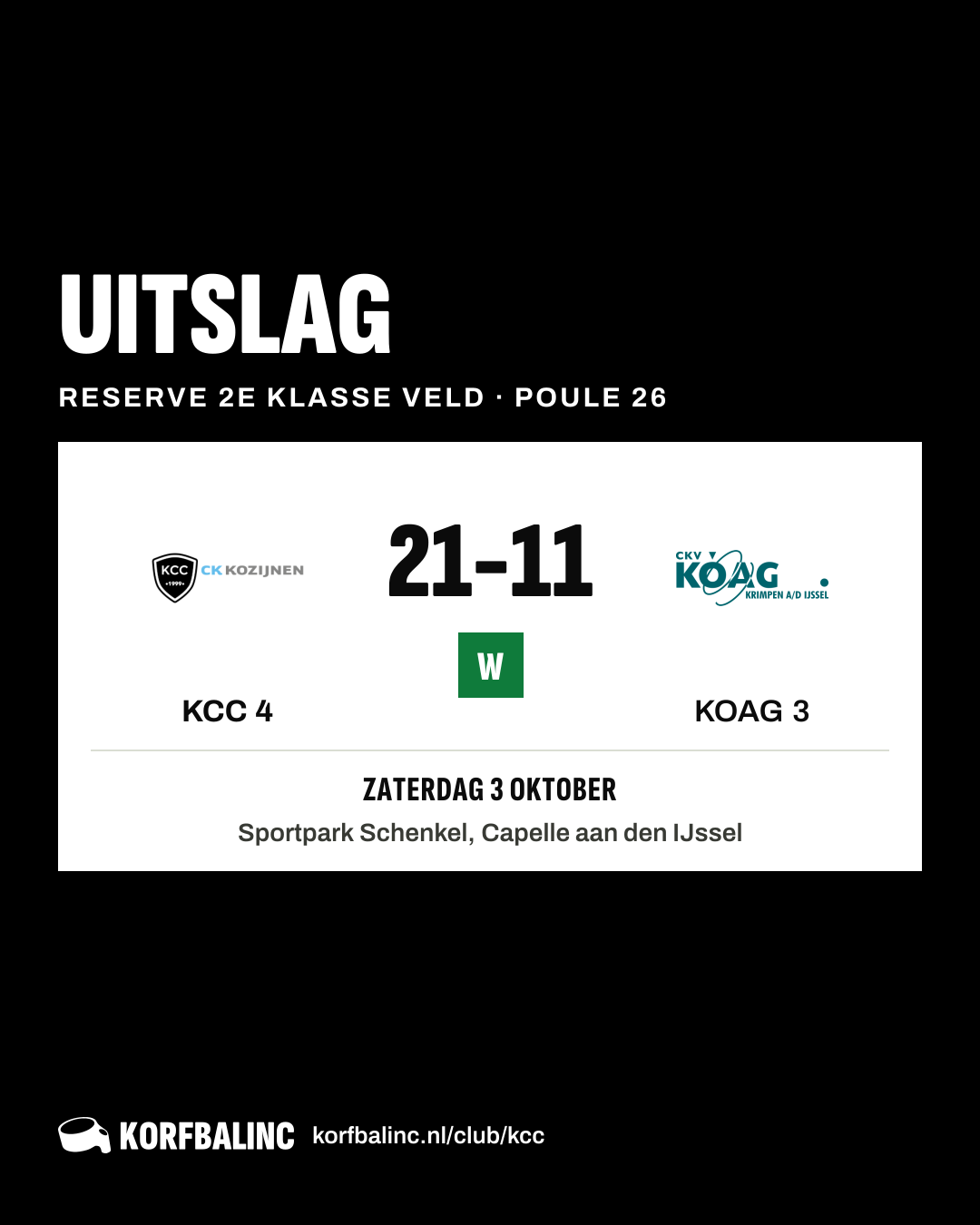 KCC 4 - KOAG 3
