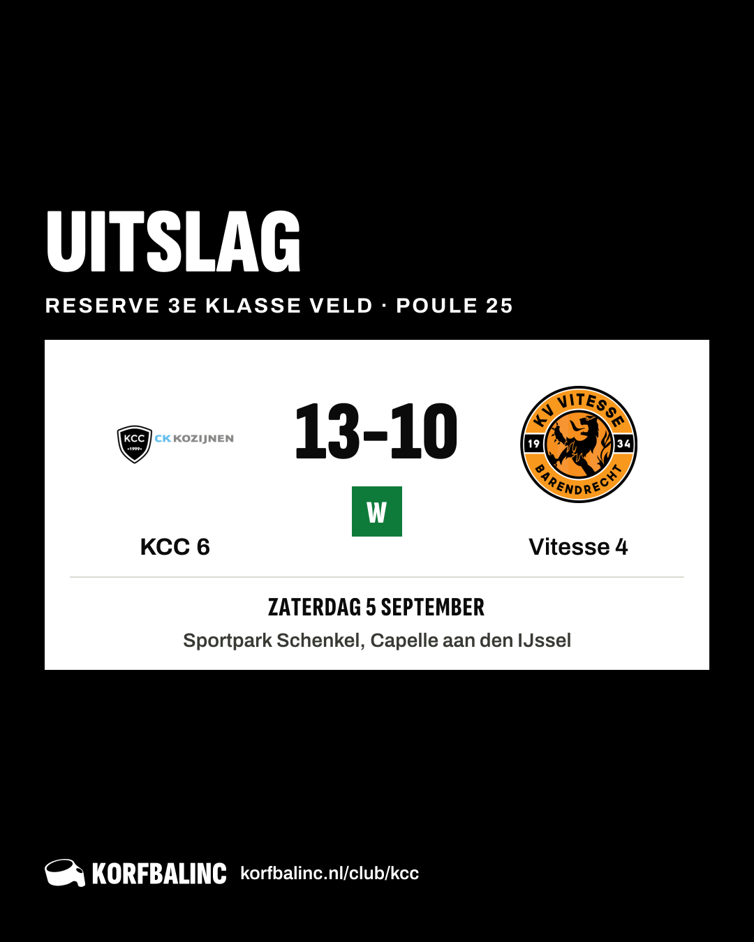 KCC 6 - Vitesse 4