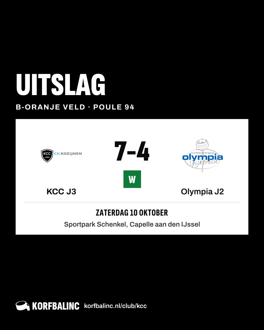 KCC J3 - Olympia J2