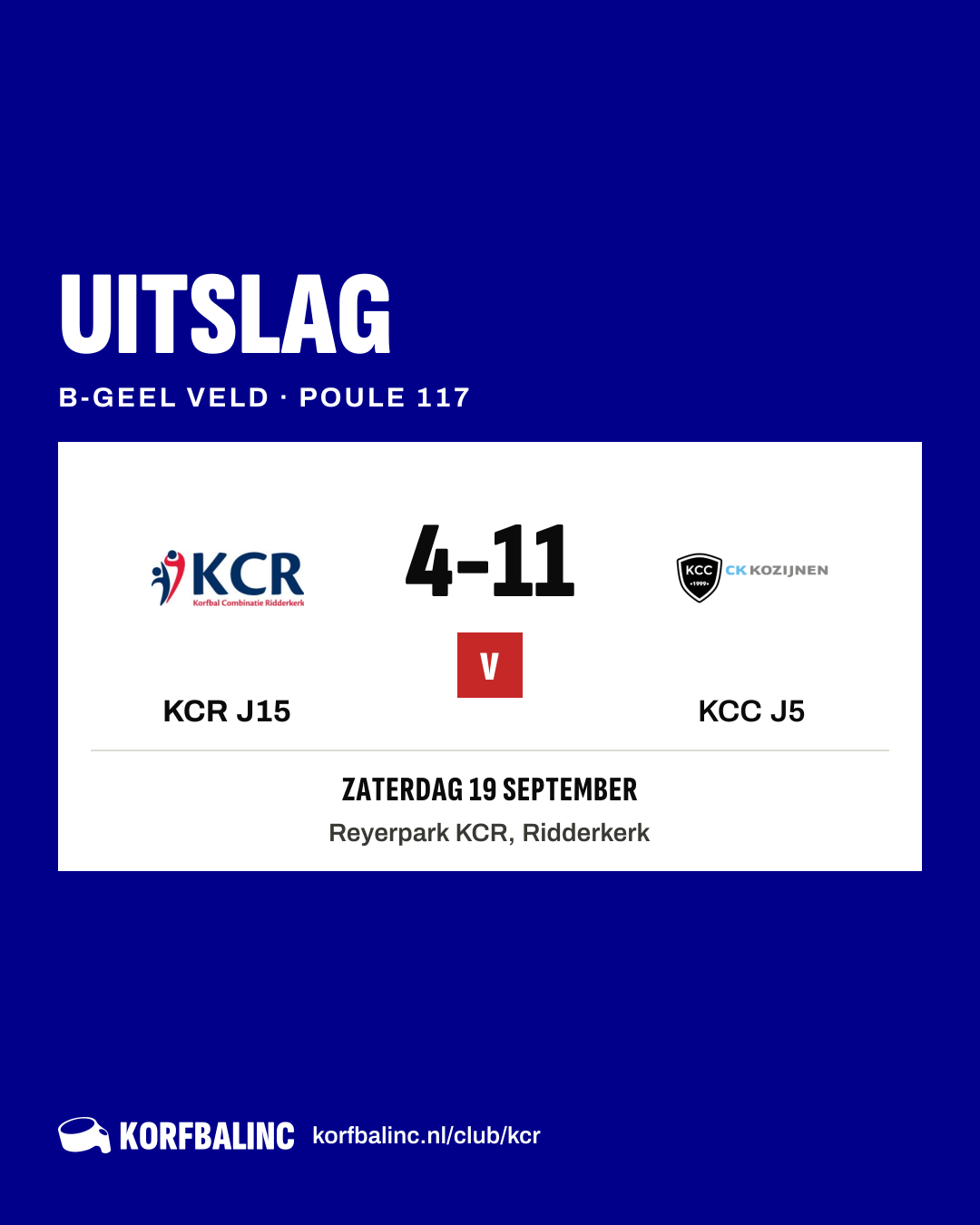 KCR J15 - KCC J5
