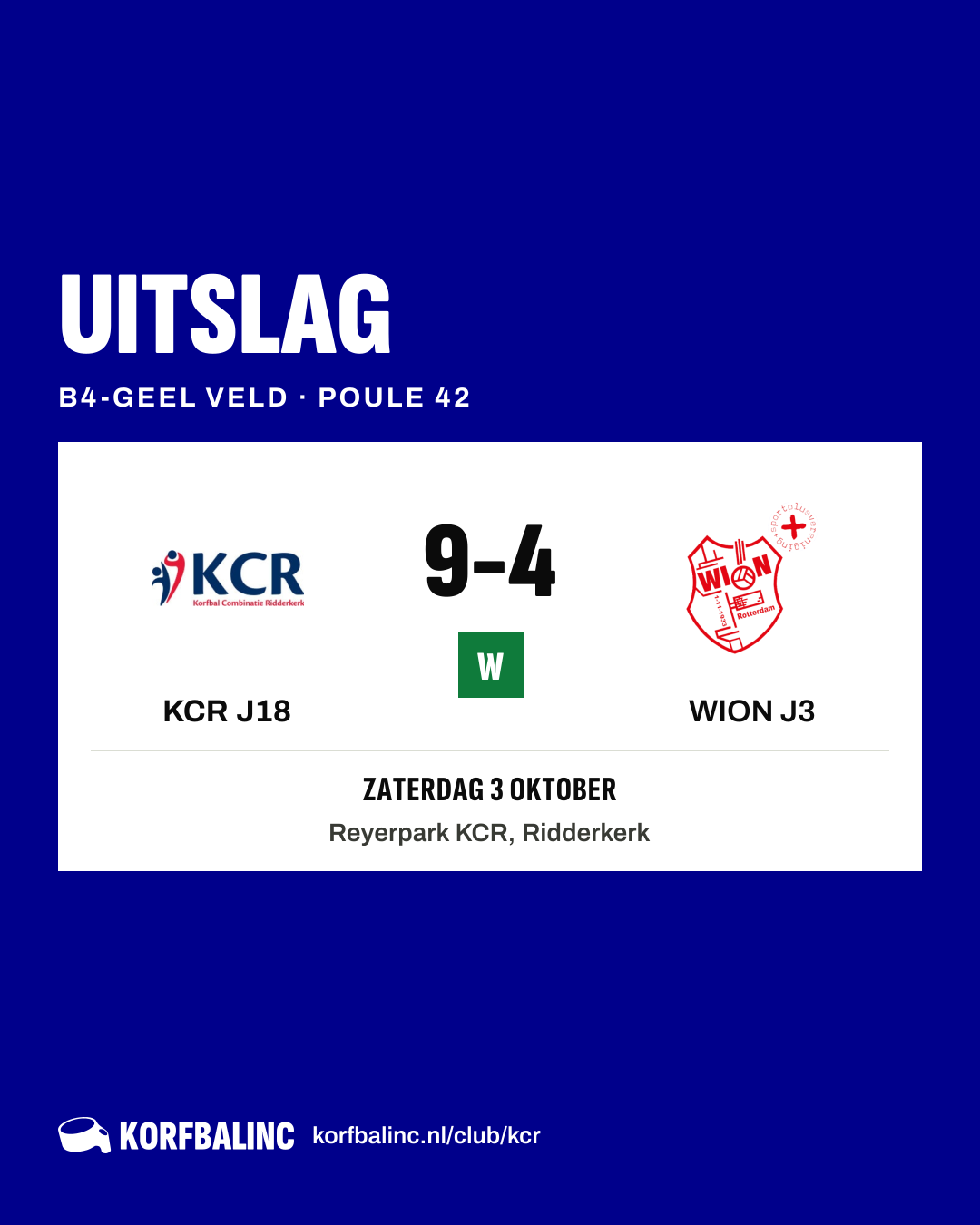 KCR J18 - WION J3