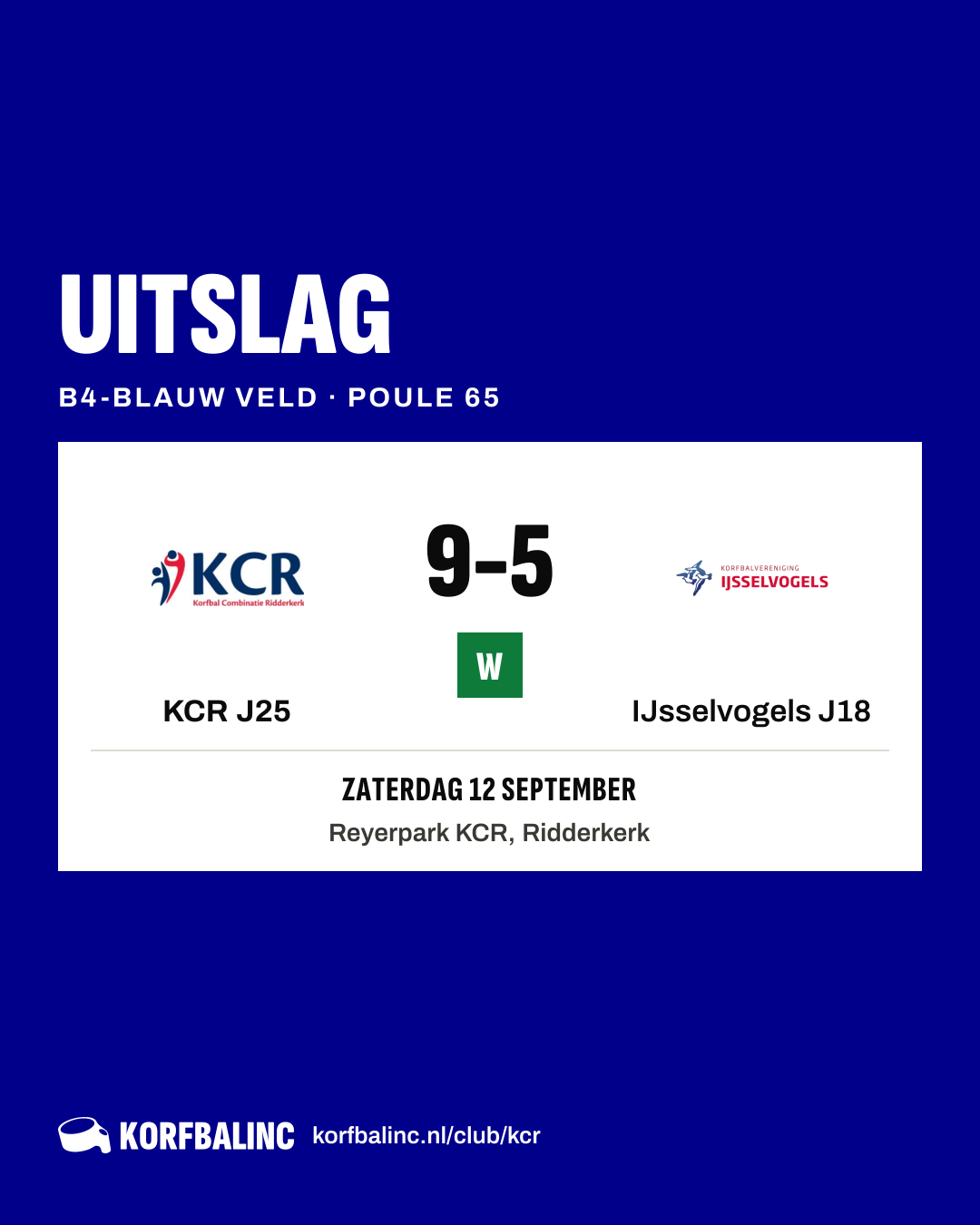 KCR J25 - IJsselvogels J18
