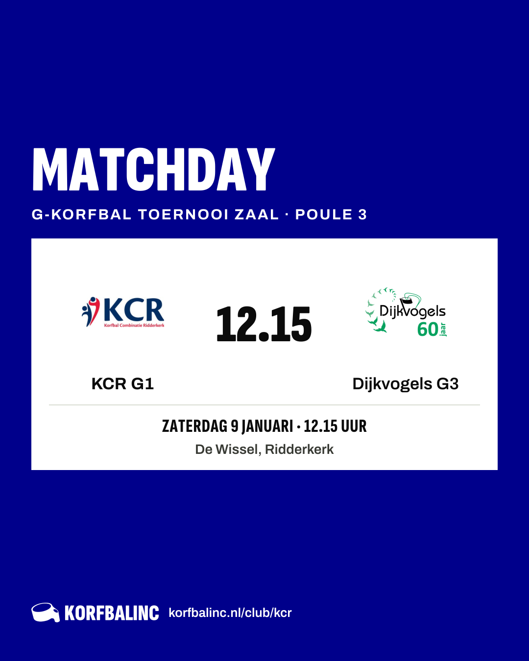 KCR G1 - Dijkvogels G3