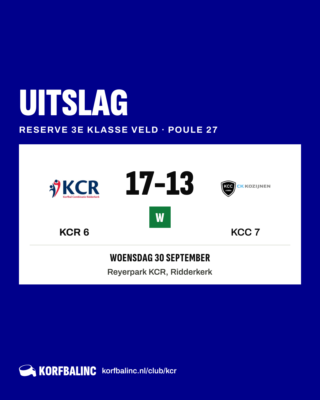 KCR 6 - KCC 7