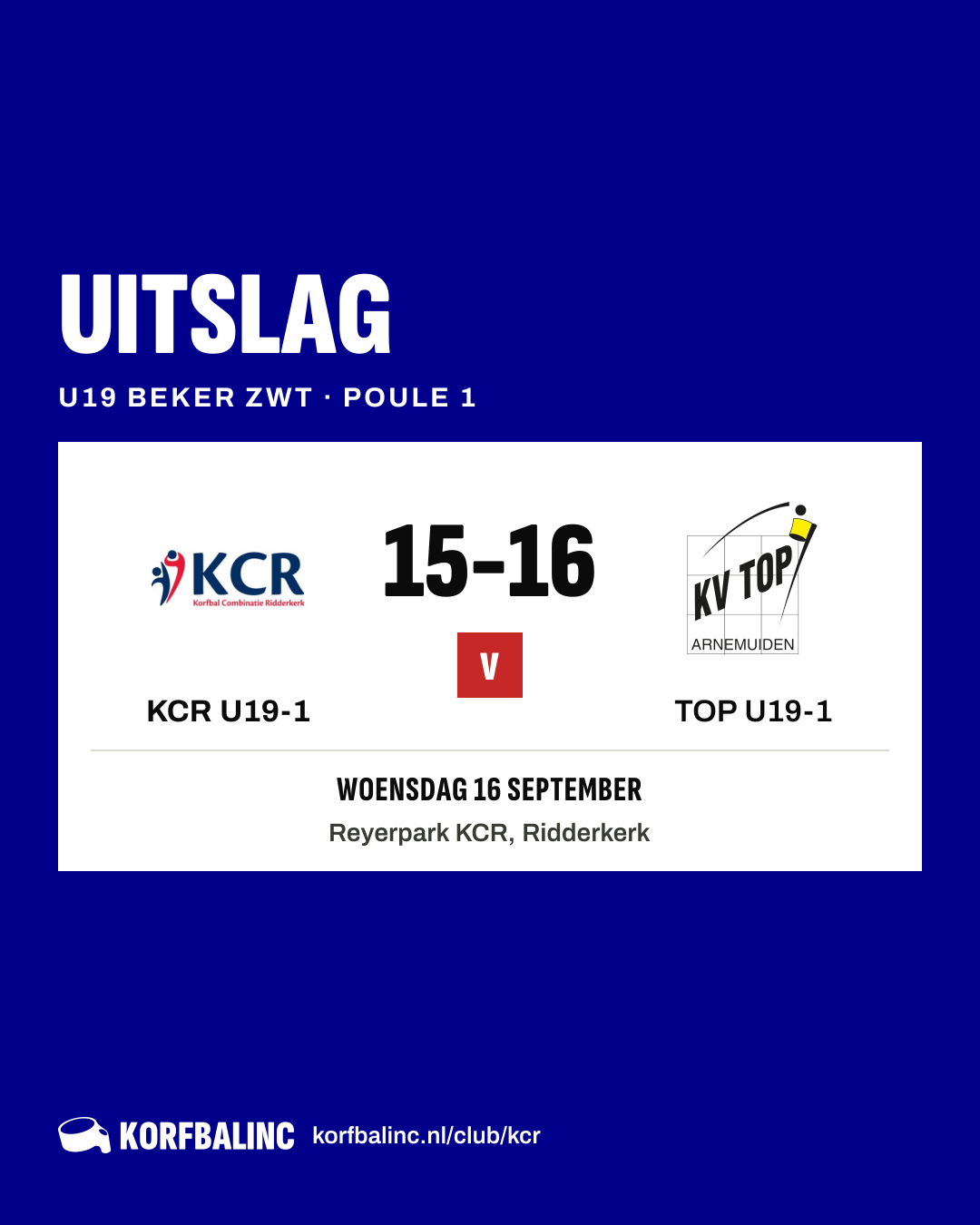 KCR U19-1 - TOP U19-1