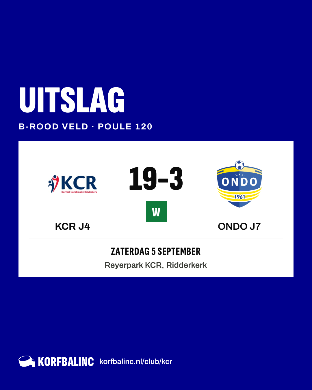 KCR J4 - ONDO J7