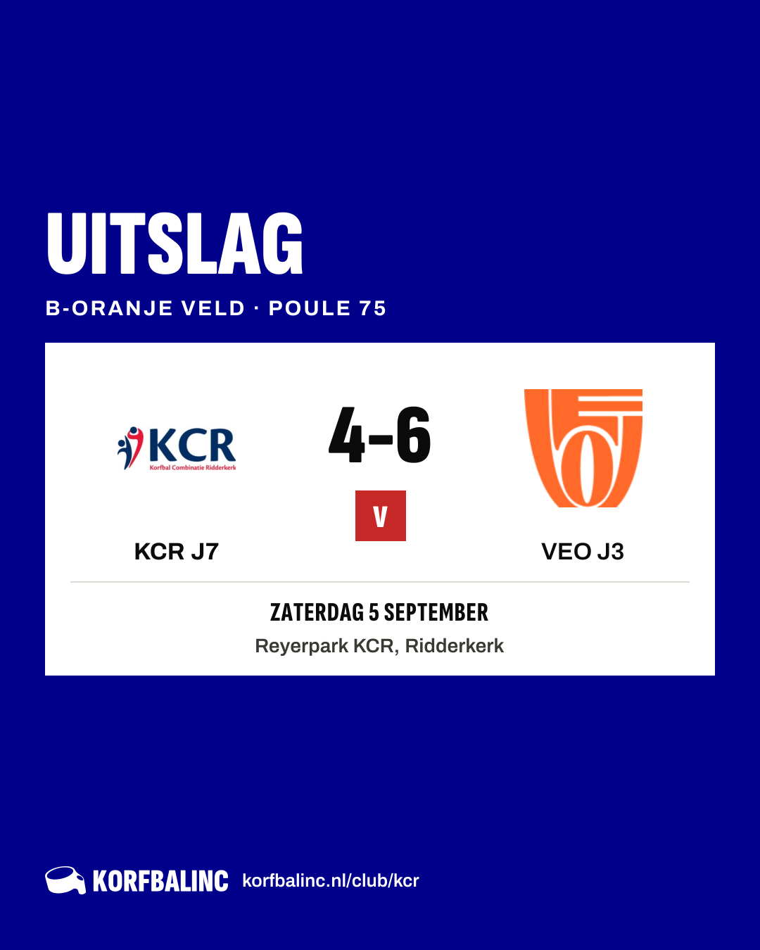 KCR J7 - VEO J3