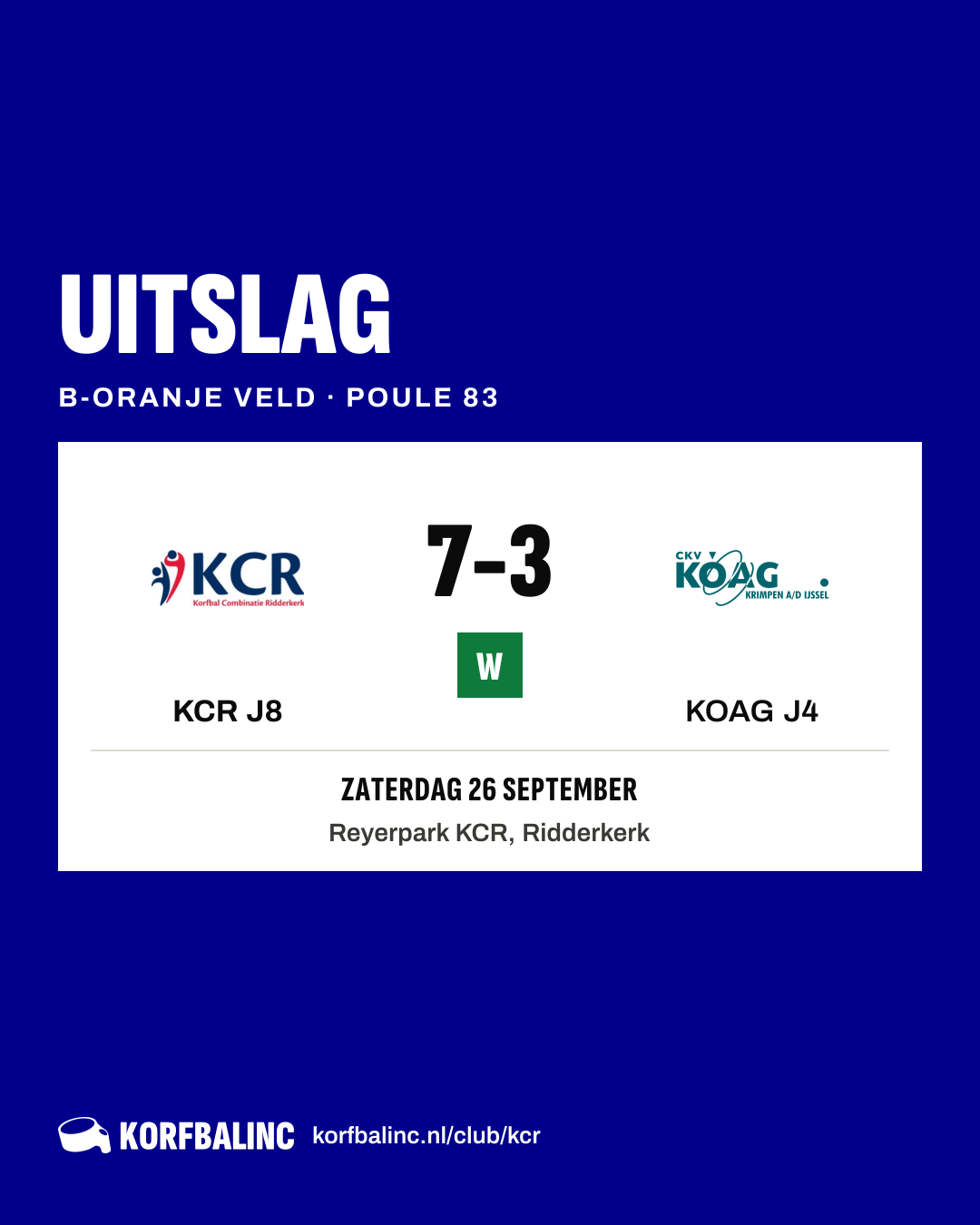 KCR J8 - KOAG J4