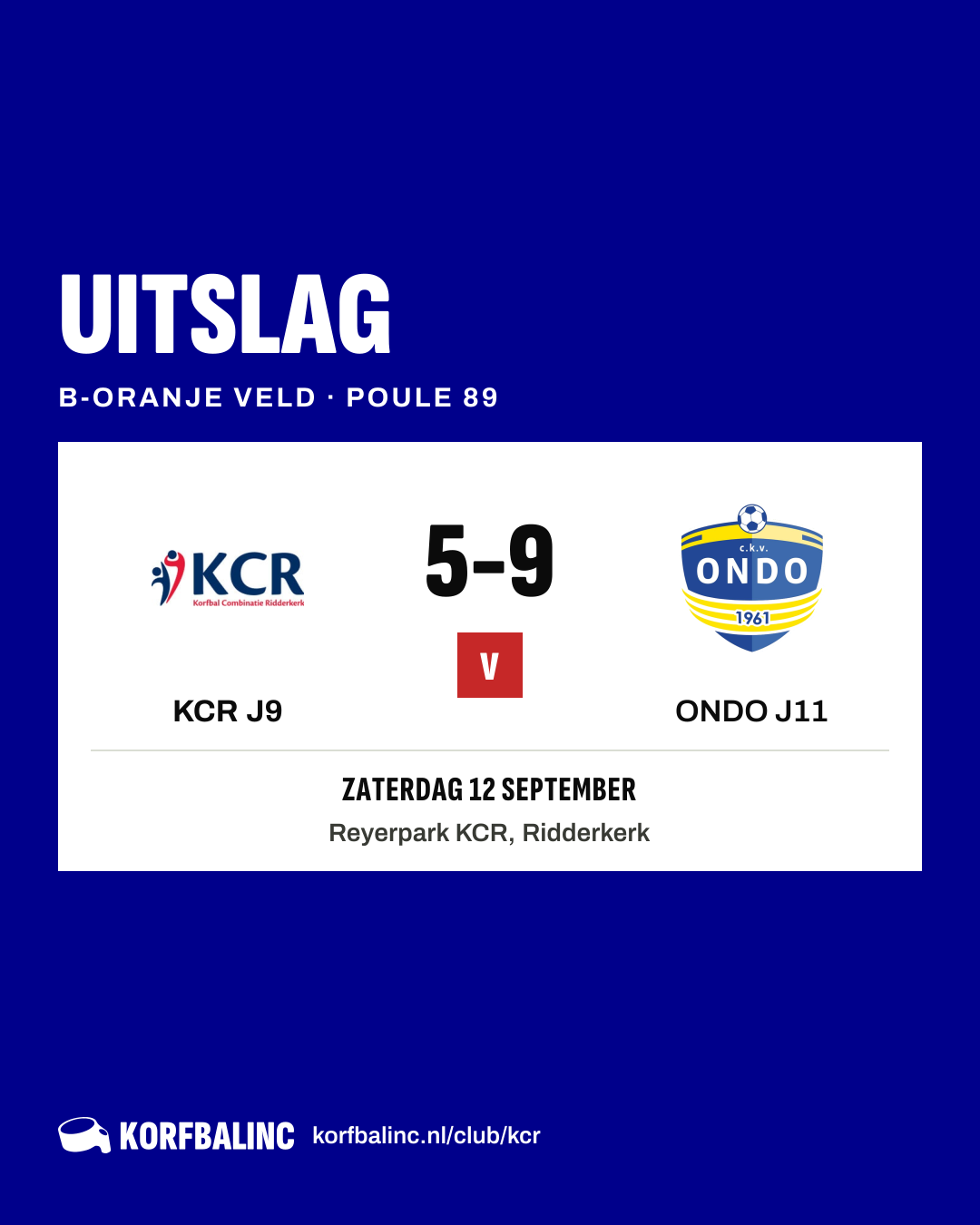 KCR J9 - ONDO J11