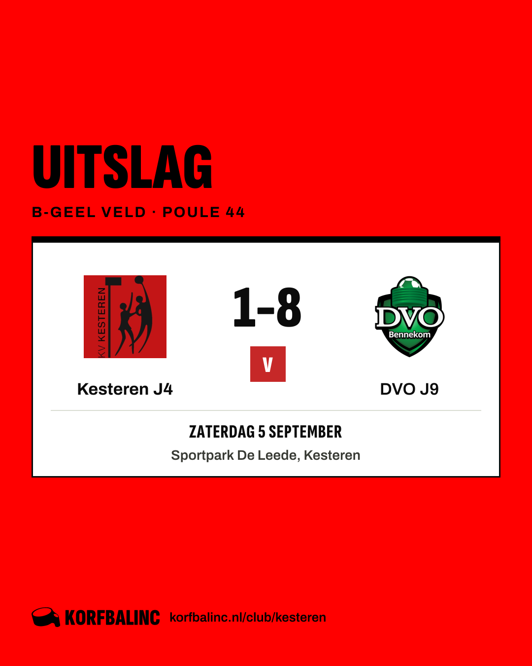 Kesteren J4 - DVO J9