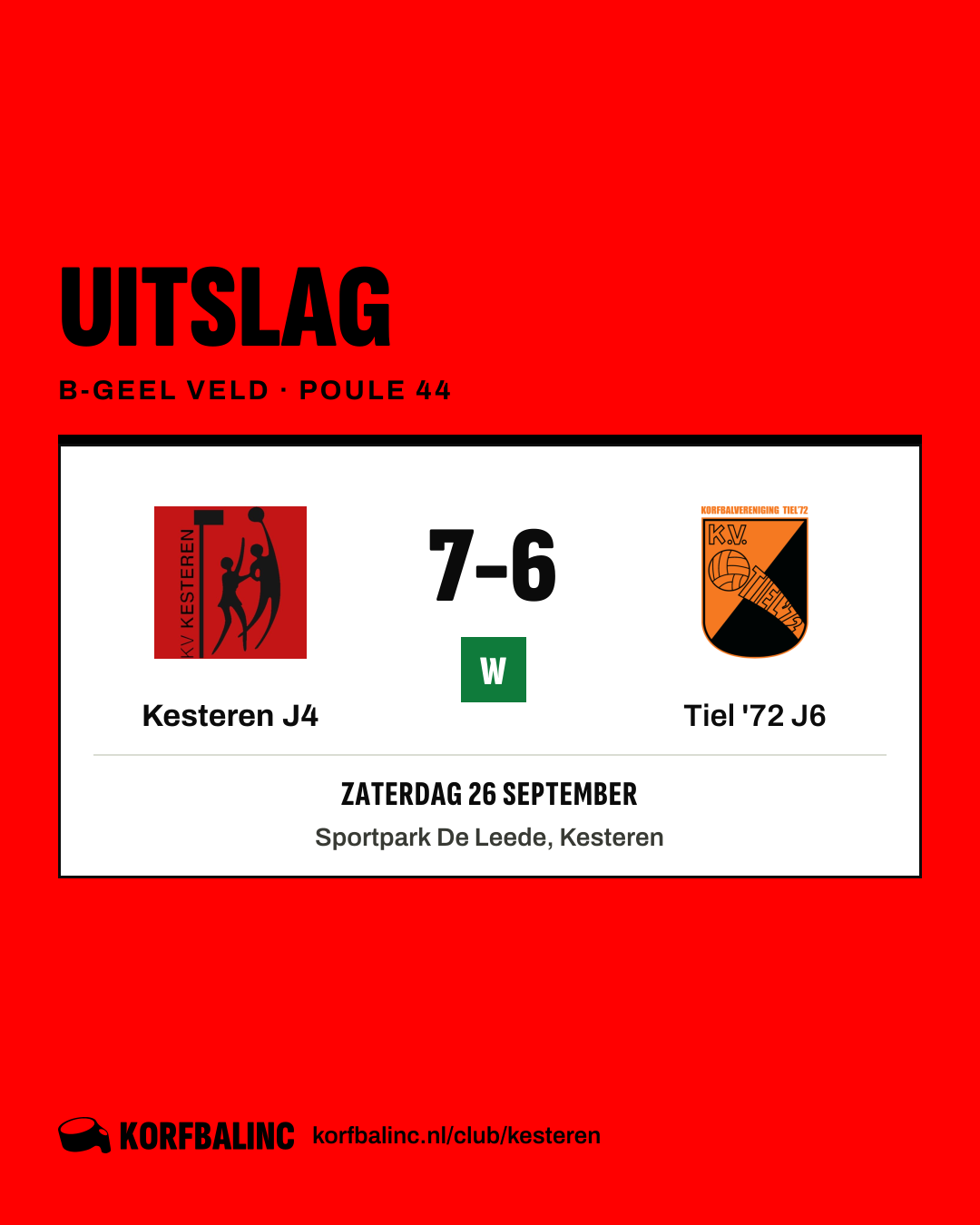 Kesteren J4 - Tiel '72 J6