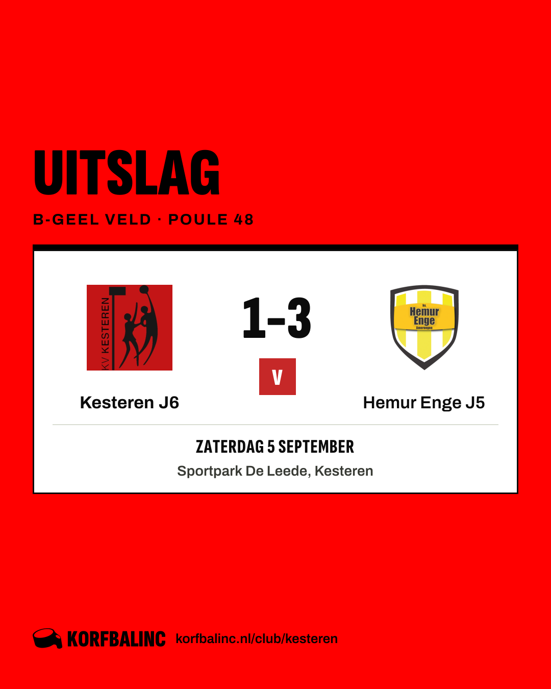 Kesteren J6 - Hemur Enge J5