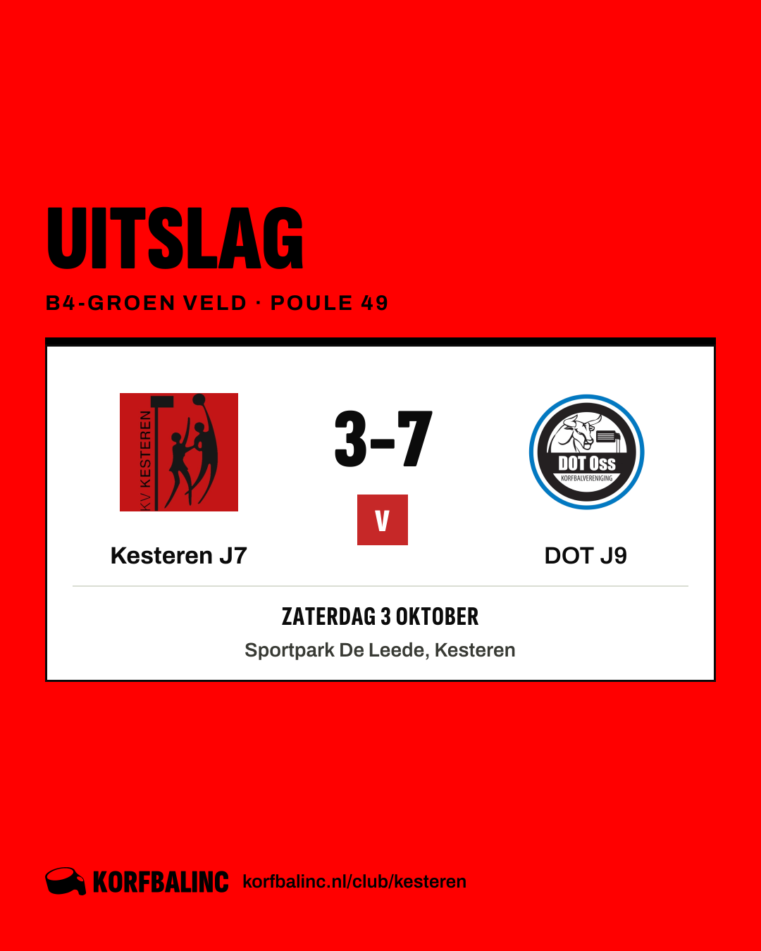 Kesteren J7 - DOT J9