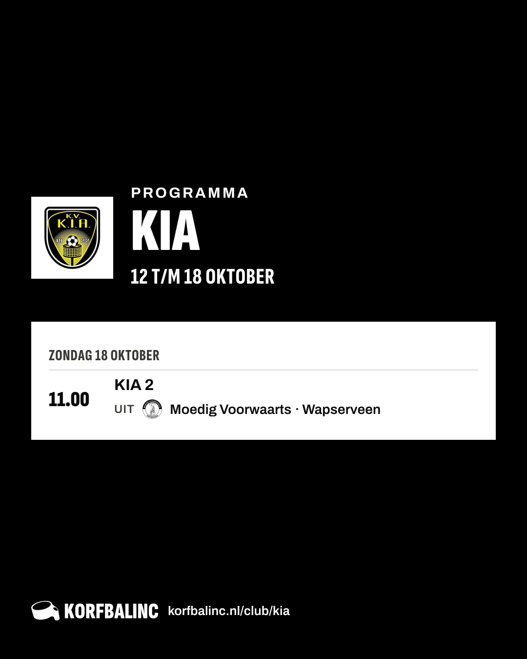 Uitslagen KIA, beeld 1 van 2
