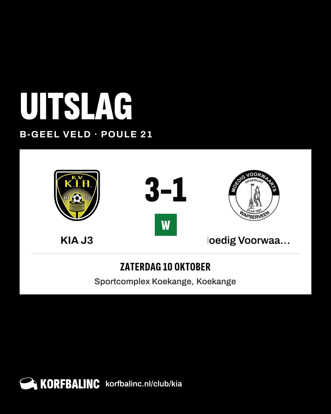 KIA J3 - Moedig Voorwaarts J2
