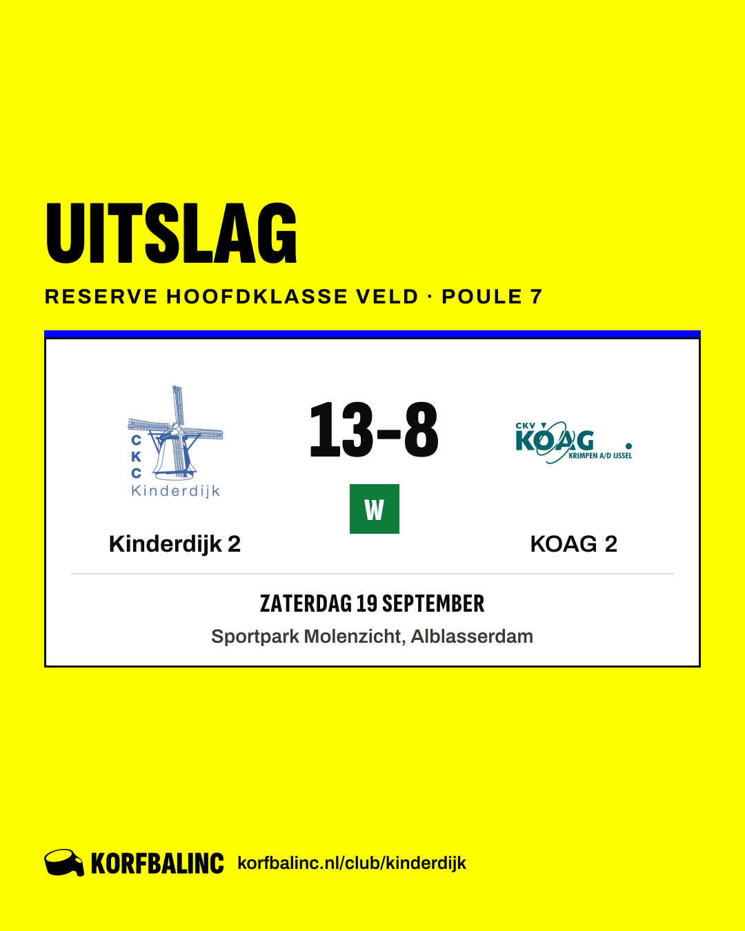 Kinderdijk 2 - KOAG 2