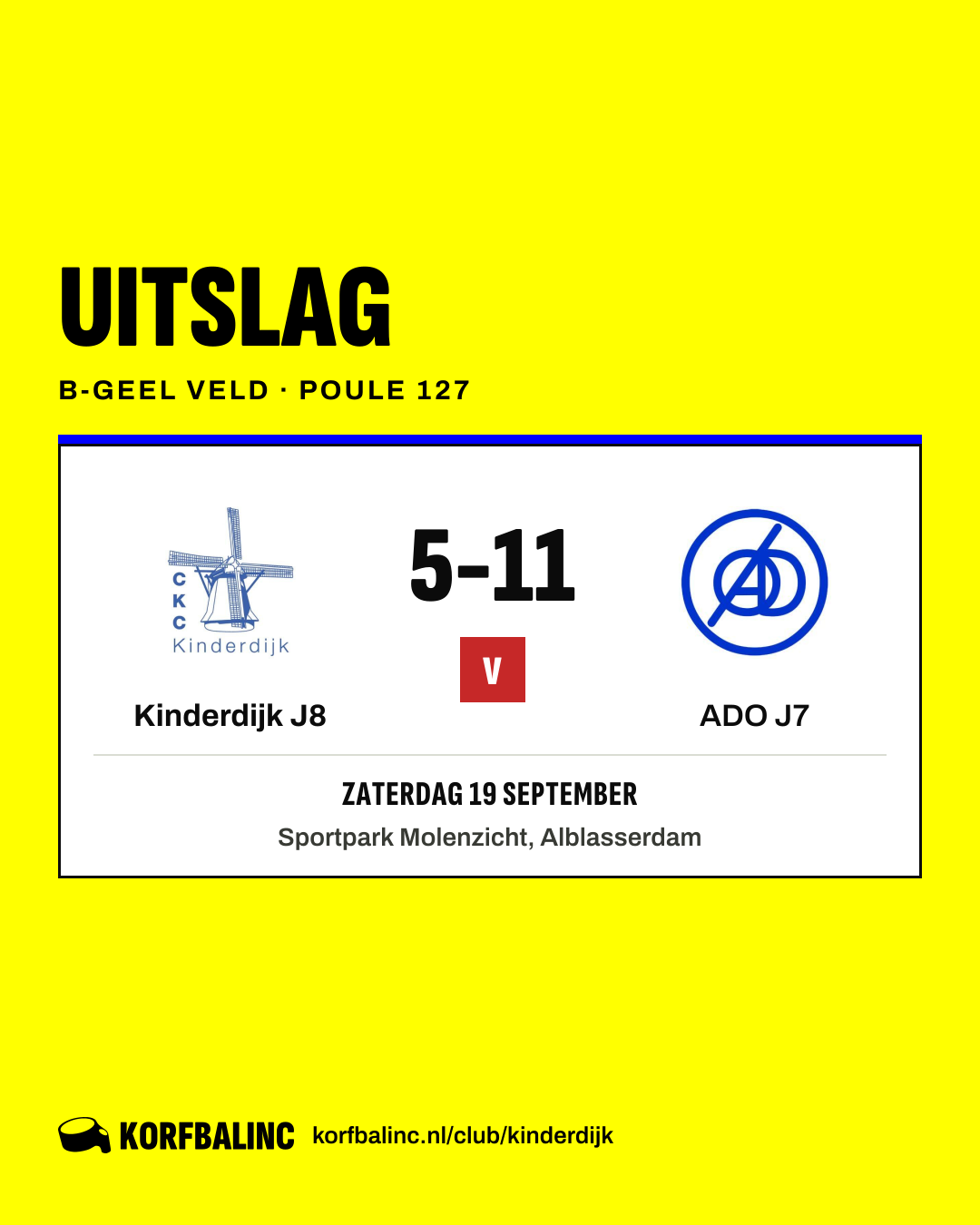 Kinderdijk J8 - ADO J7